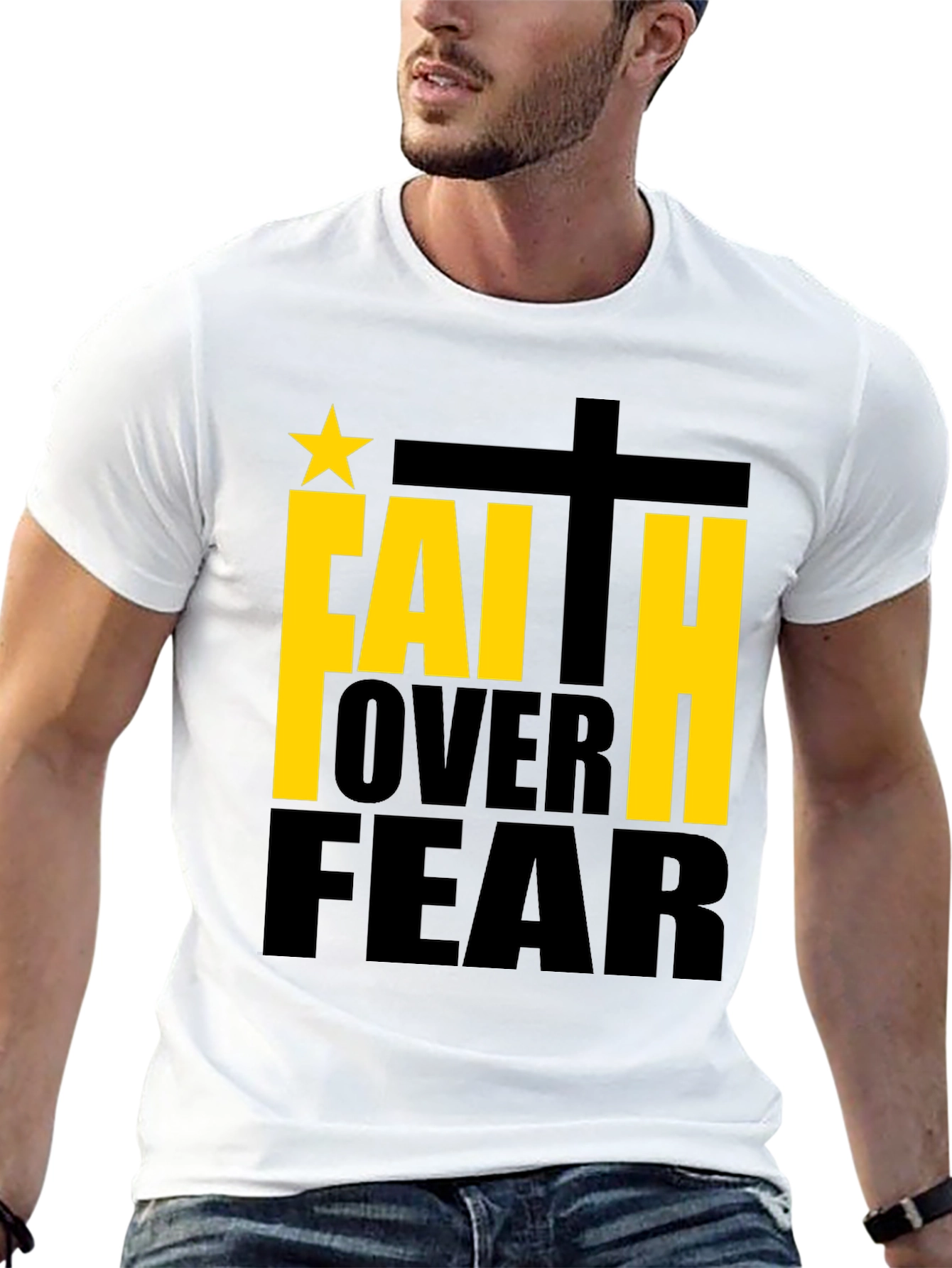 Faith Over Fear Graphic T-Shirt