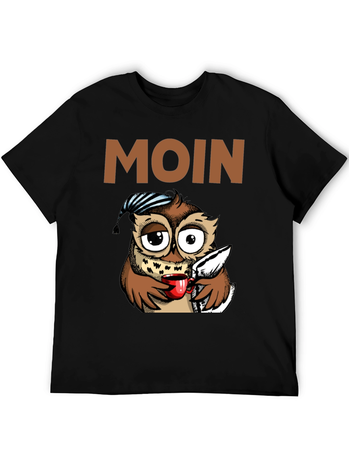 Funny Owl Moin T-Shirt