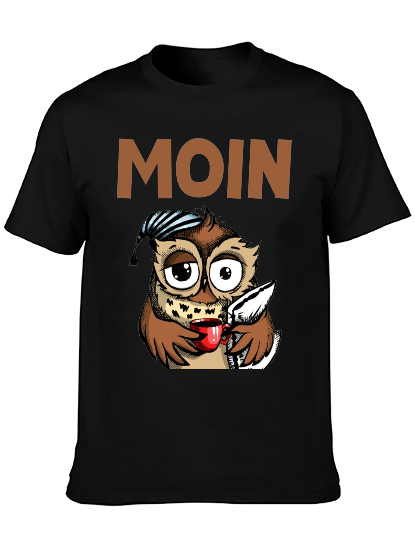 Funny Owl Moin T-Shirt