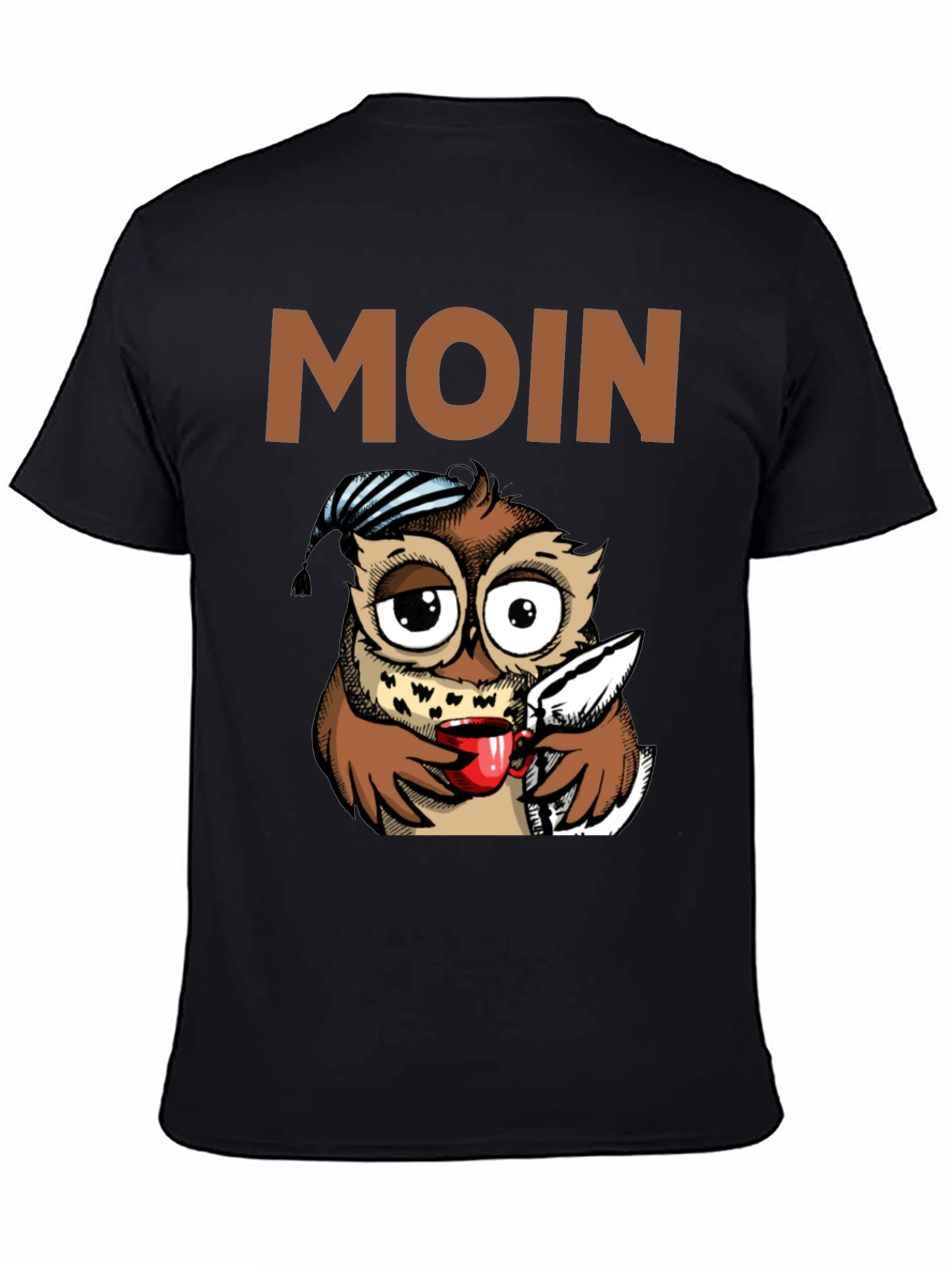 Funny Owl Moin T-Shirt
