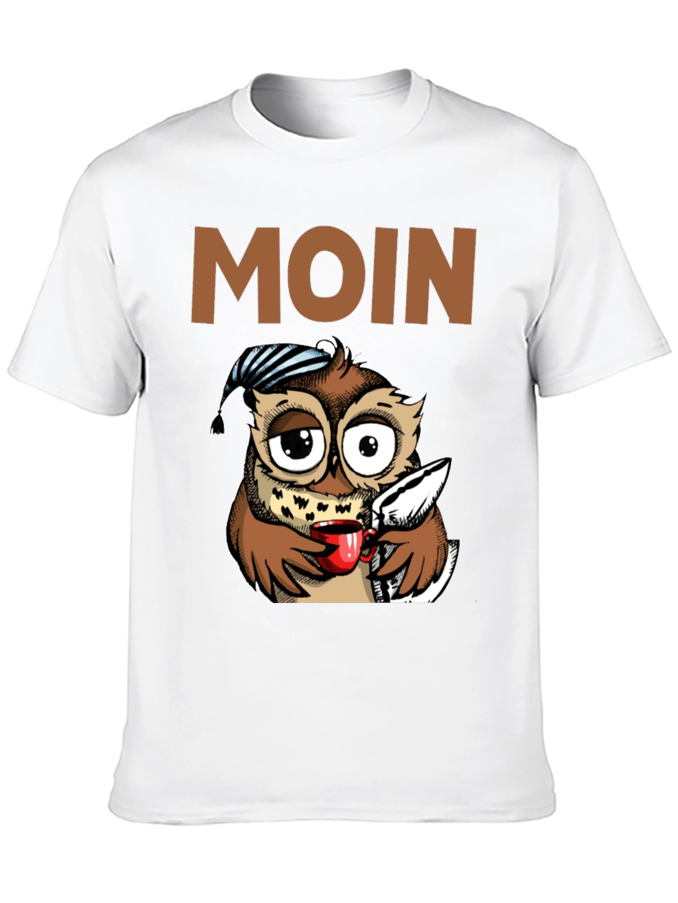 Funny Owl Moin T-Shirt
