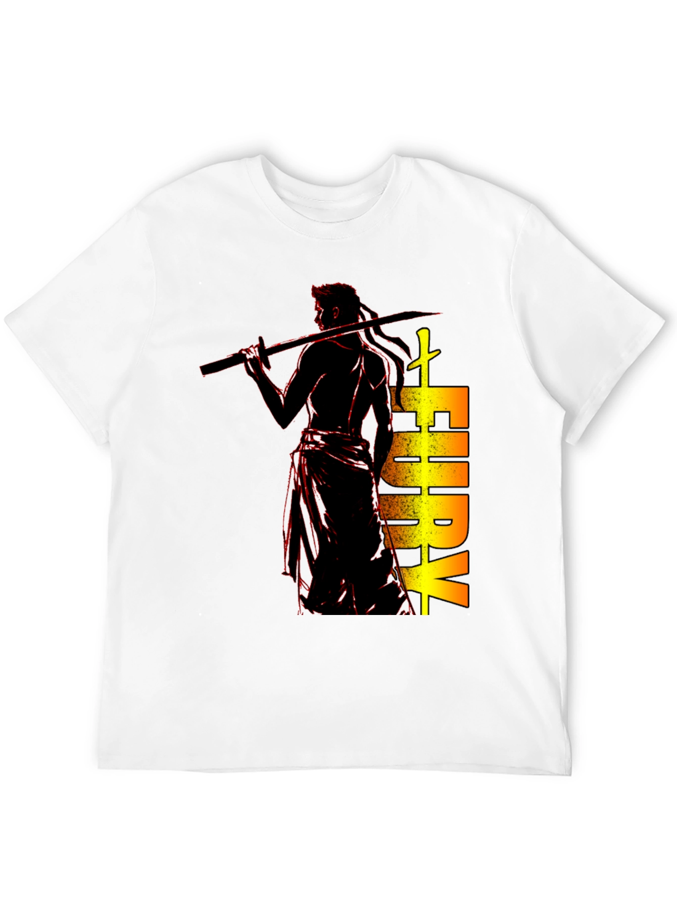 Fury Graphic Print Tee - Black