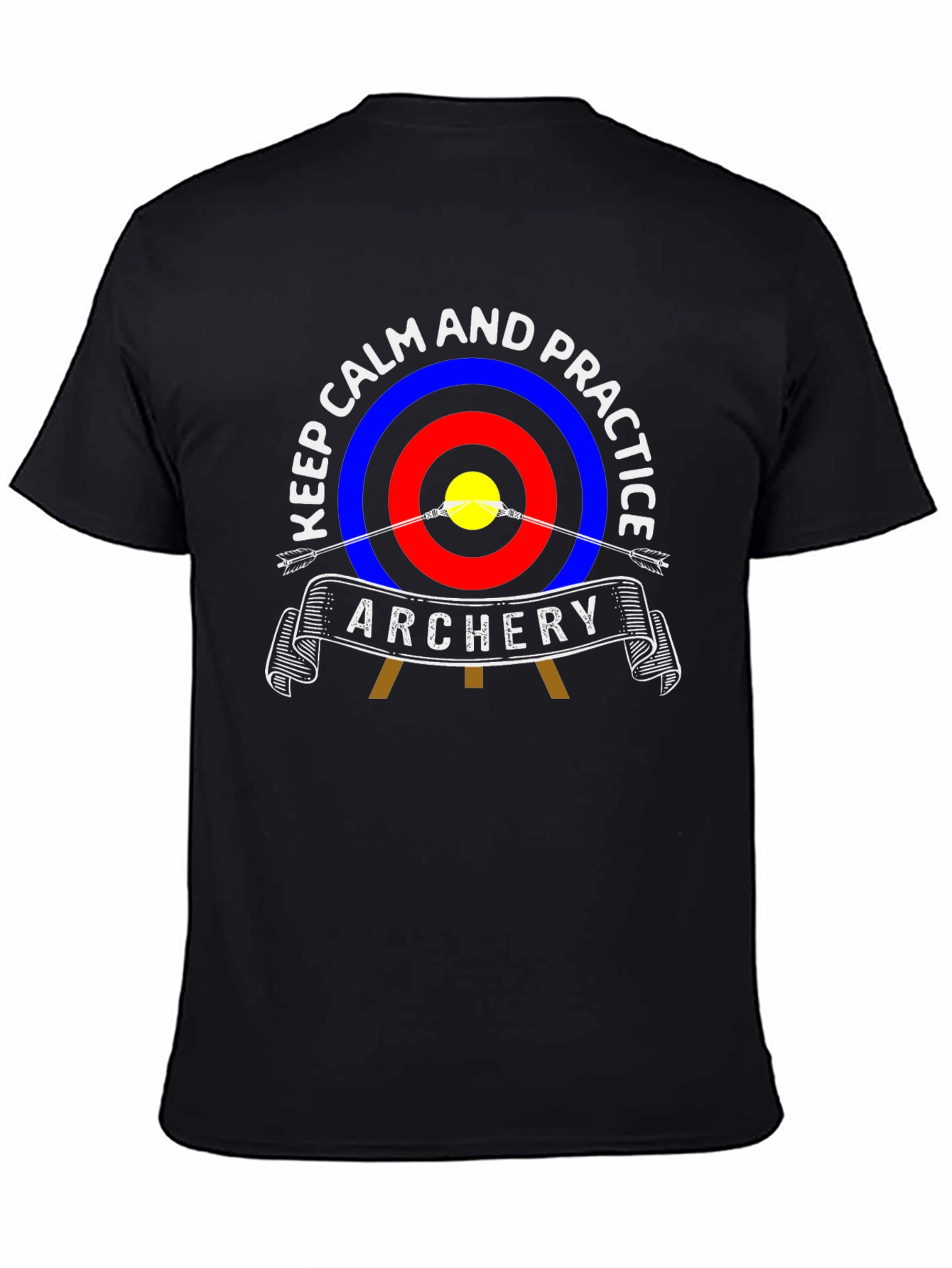 Archery Practice T-Shirt - Keep Calm and Practice