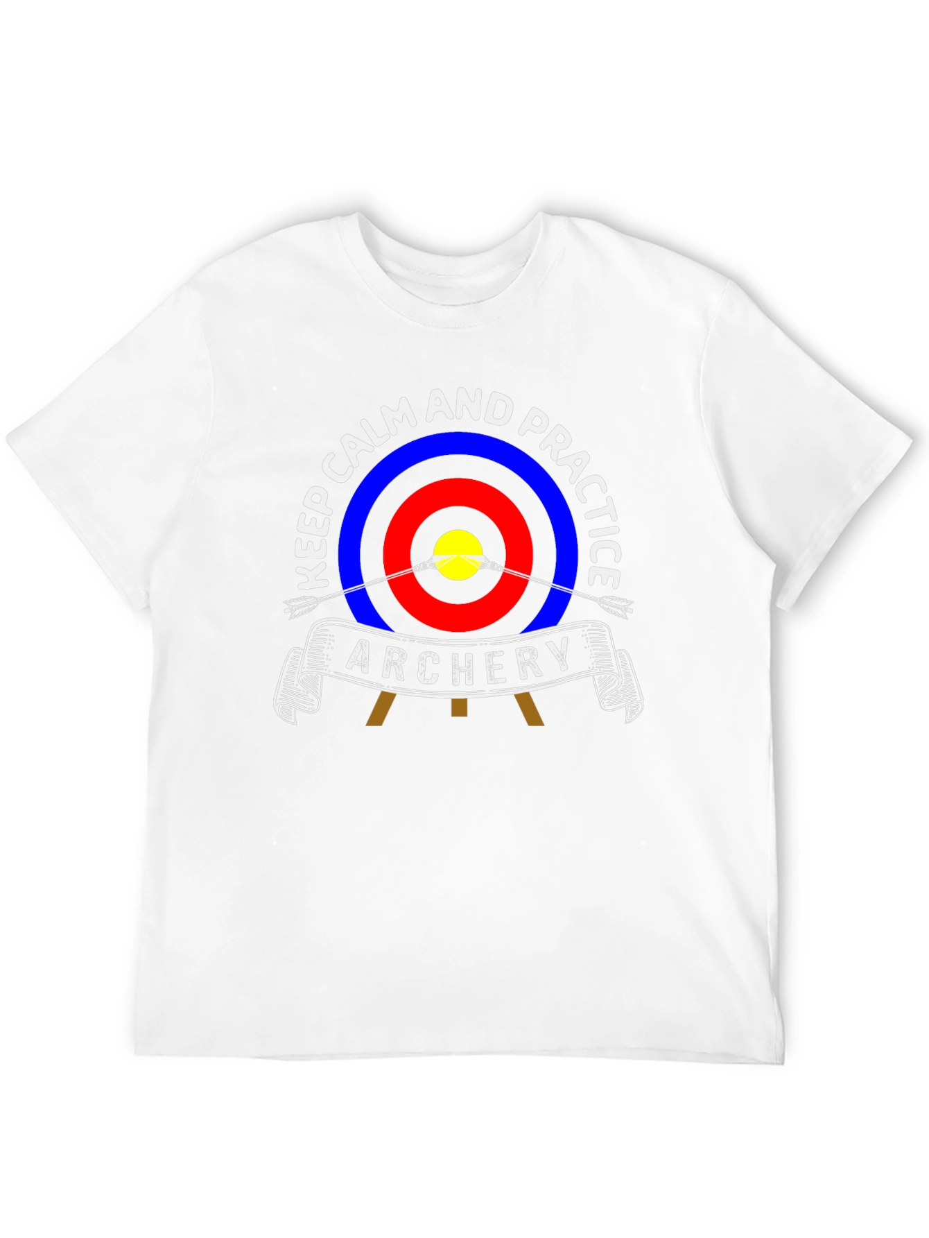 Archery Practice T-Shirt - Keep Calm and Practice