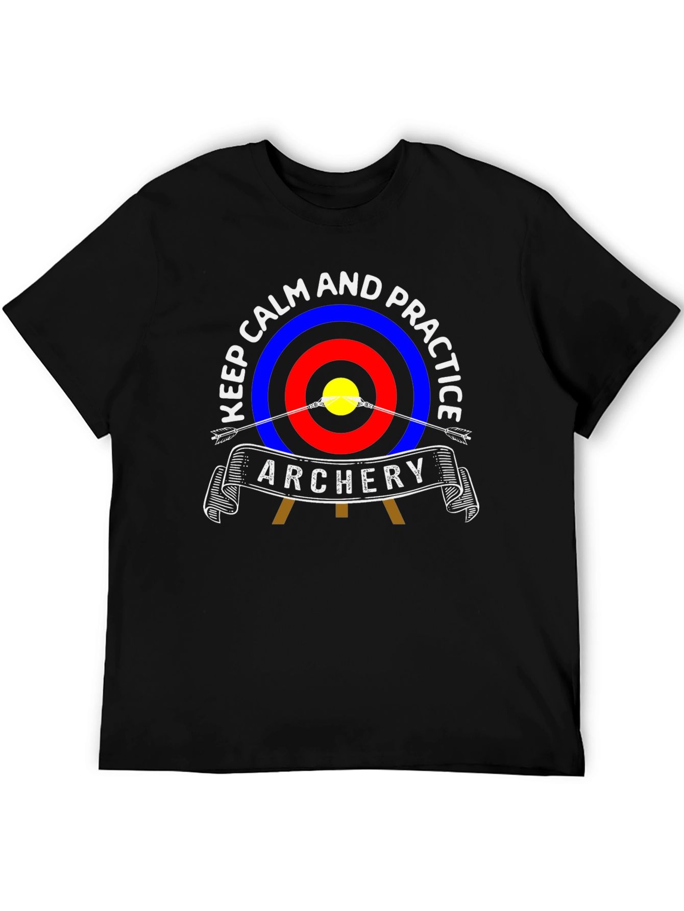 Archery Practice T-Shirt - Keep Calm and Practice