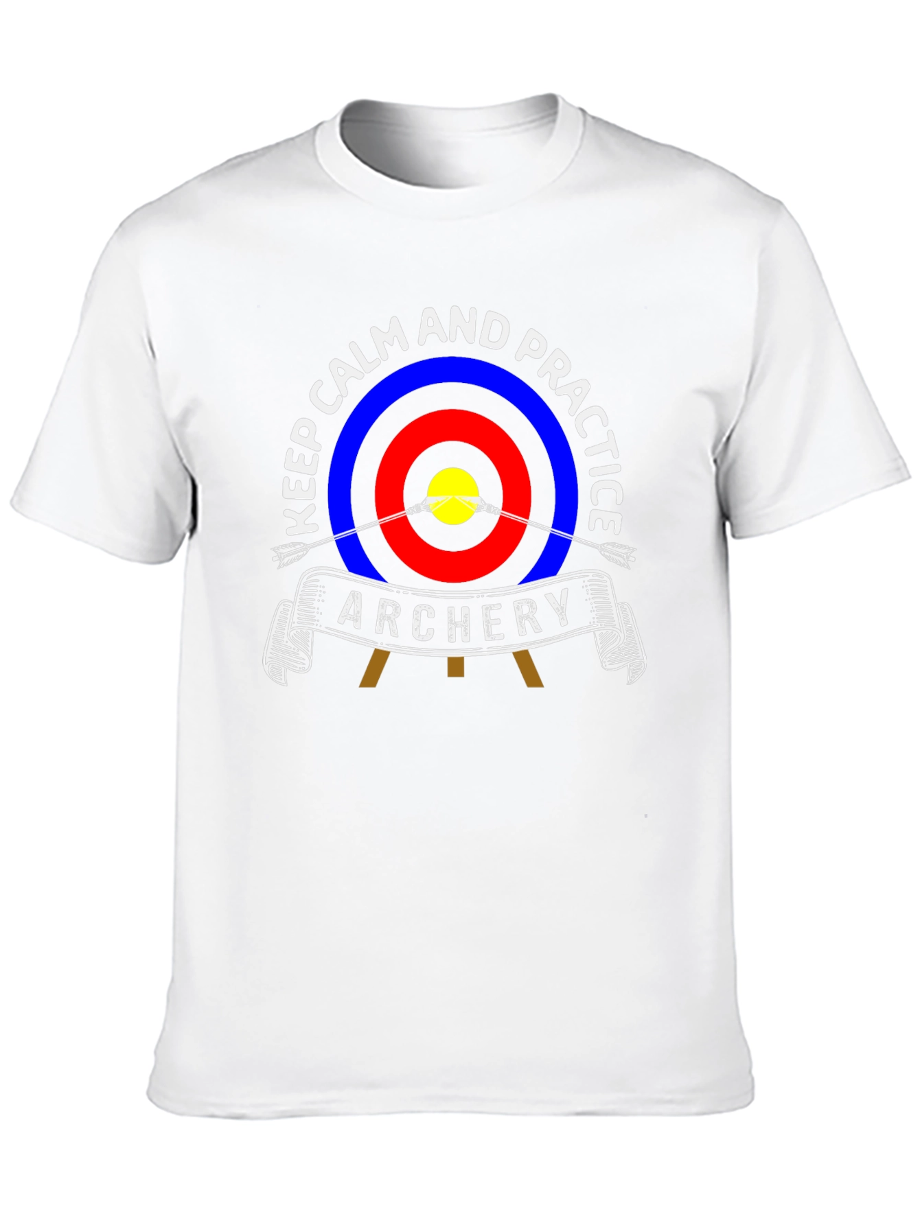 Archery Practice T-Shirt - Keep Calm and Practice