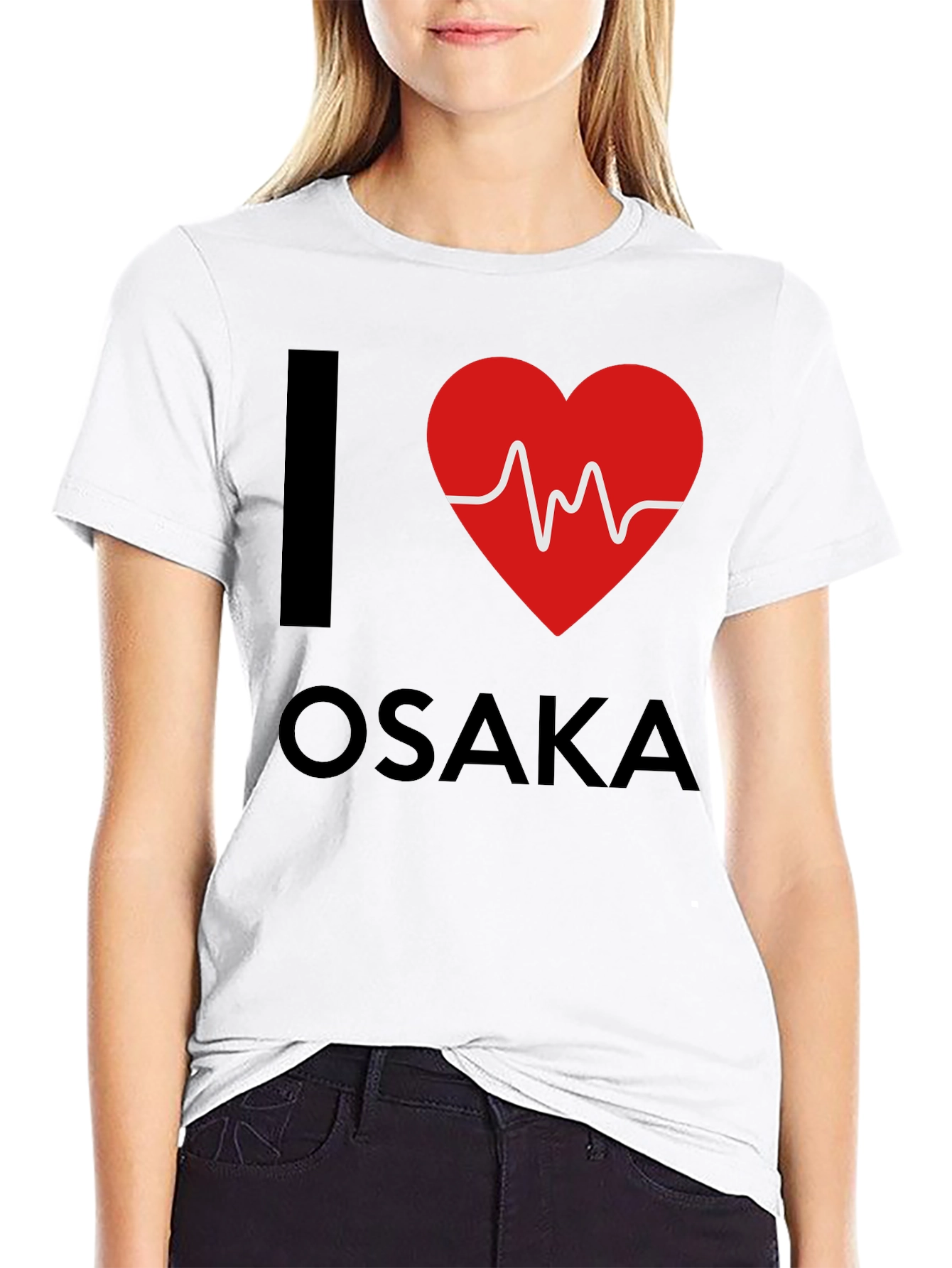 I Heart Osaka T-Shirt - City Love Graphic Tee