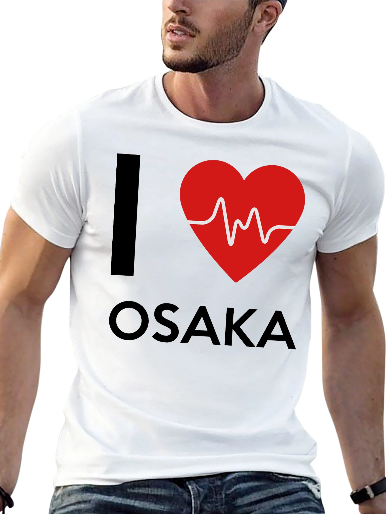 I Heart Osaka T-Shirt - City Love Graphic Tee