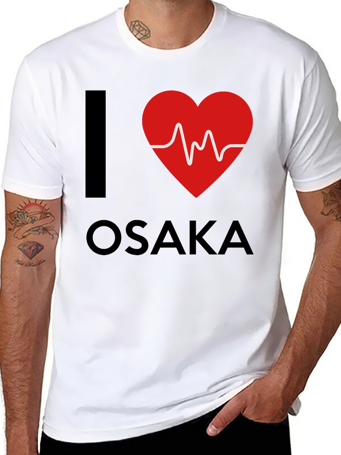 I Heart Osaka T-Shirt - City Love Graphic Tee