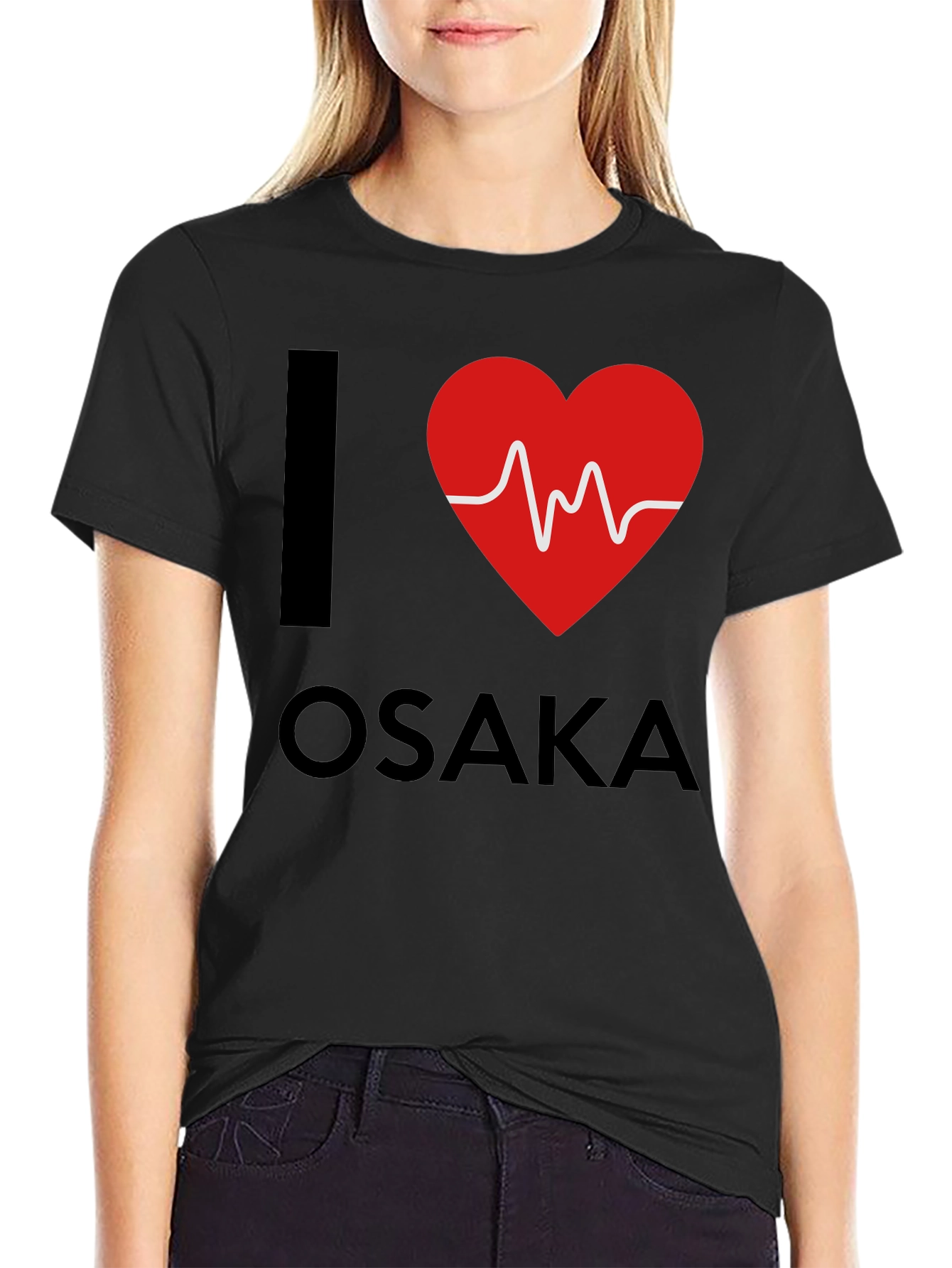 I Heart Osaka T-Shirt - City Love Graphic Tee