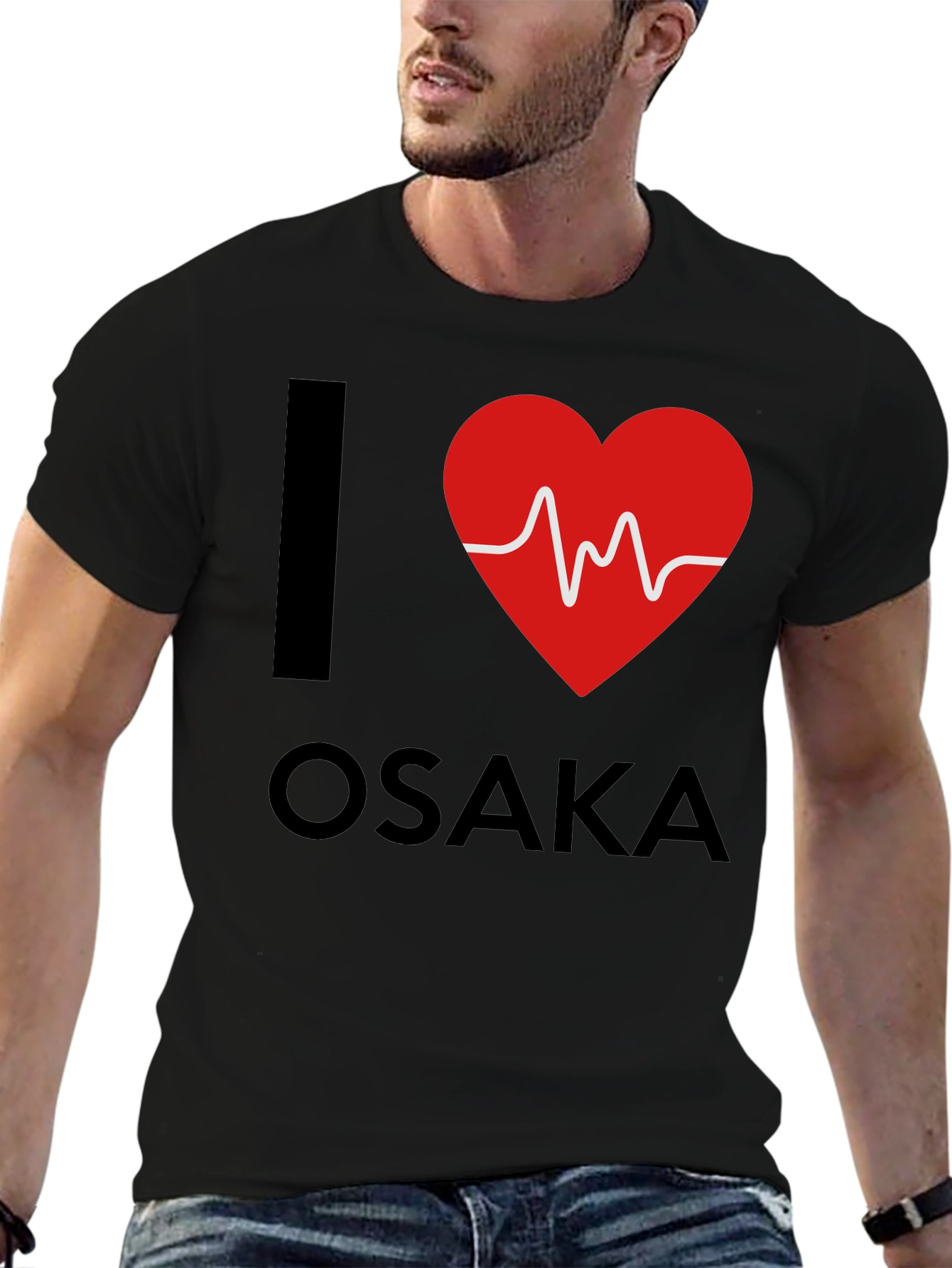 I Heart Osaka T-Shirt - City Love Graphic Tee