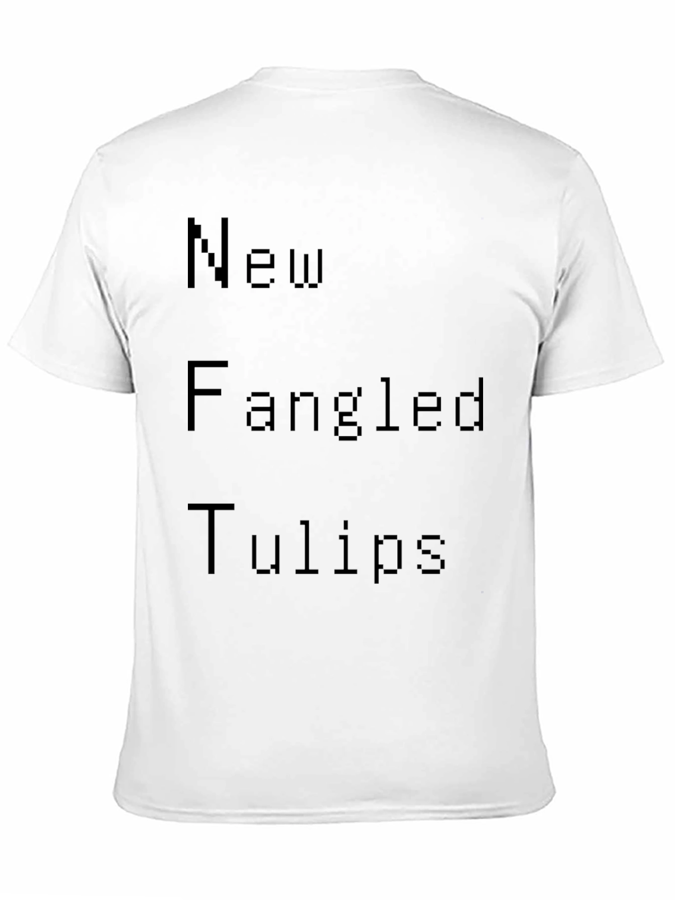 New Fangled Tulips Black Graphic Tee