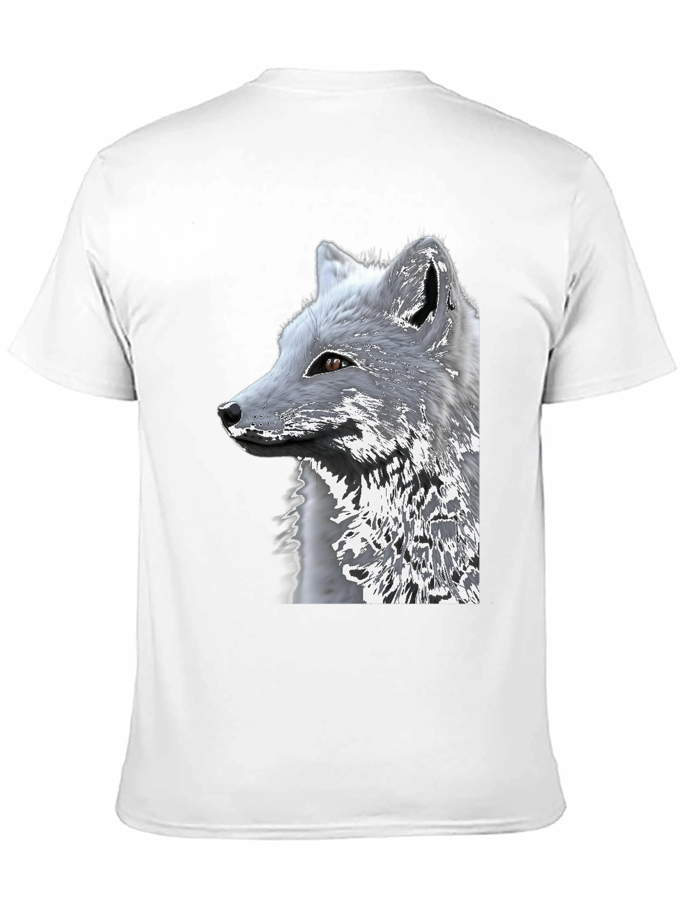 Arctic Fox Graphic Tee - Black Cotton Blend