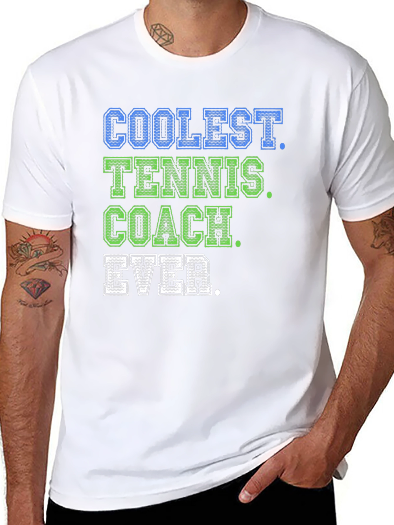 Coolest Tennis Coach Ever Graphic Tee