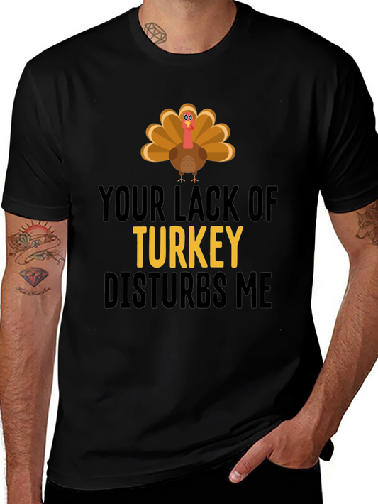 Funny Thanksgiving Turkey Graphic T-Shirt