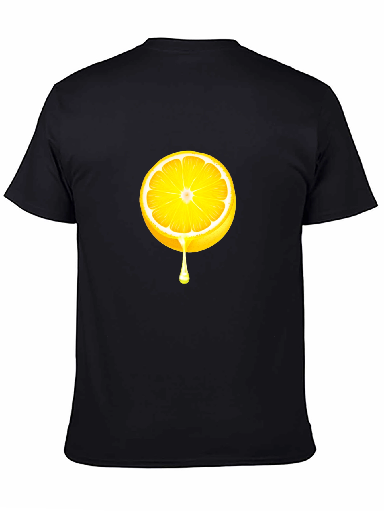 Lemon Slice Graphic T-Shirt - Black