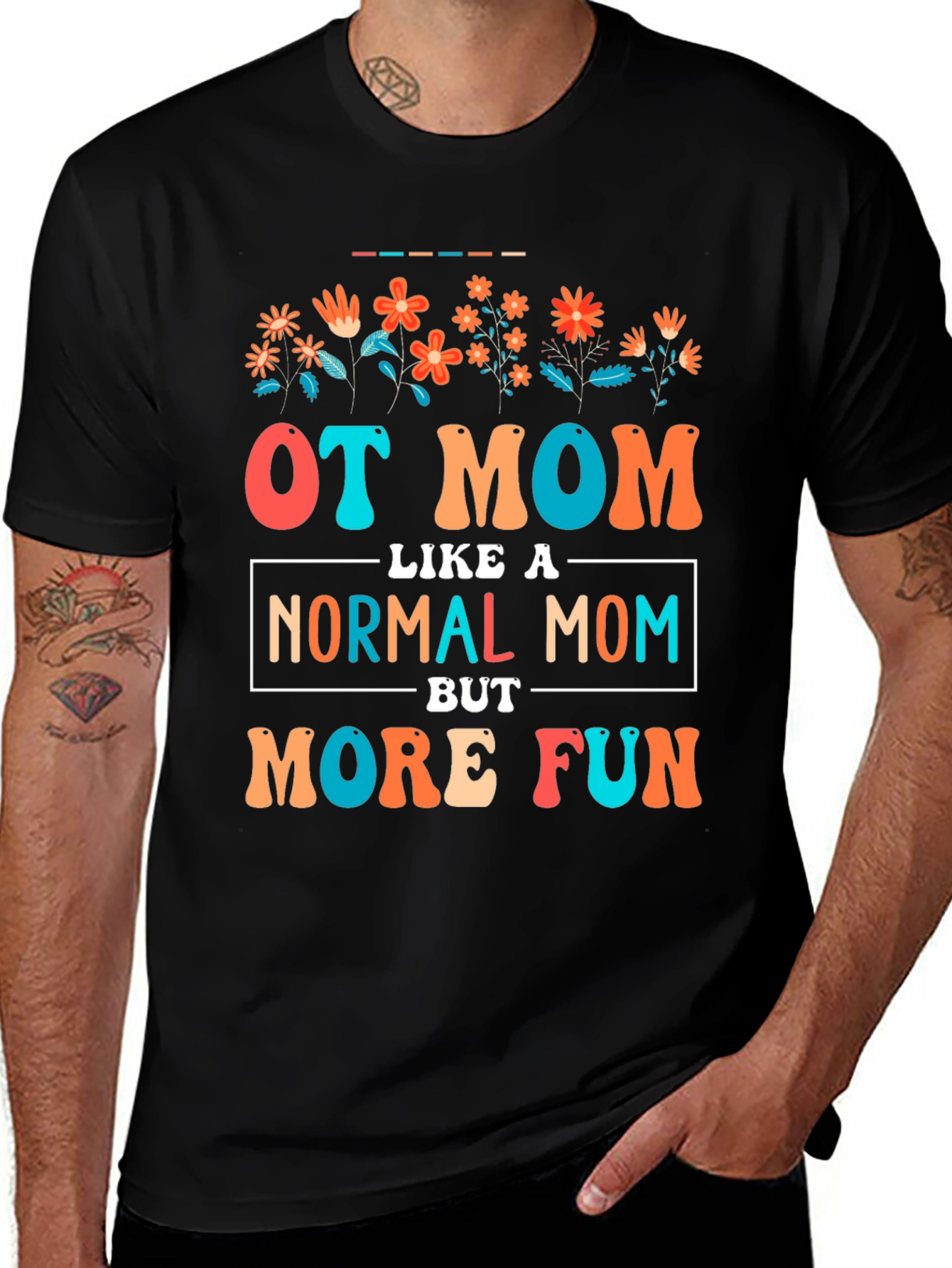OT Mom Graphic Tee - Fun Occupational Therapy Mother