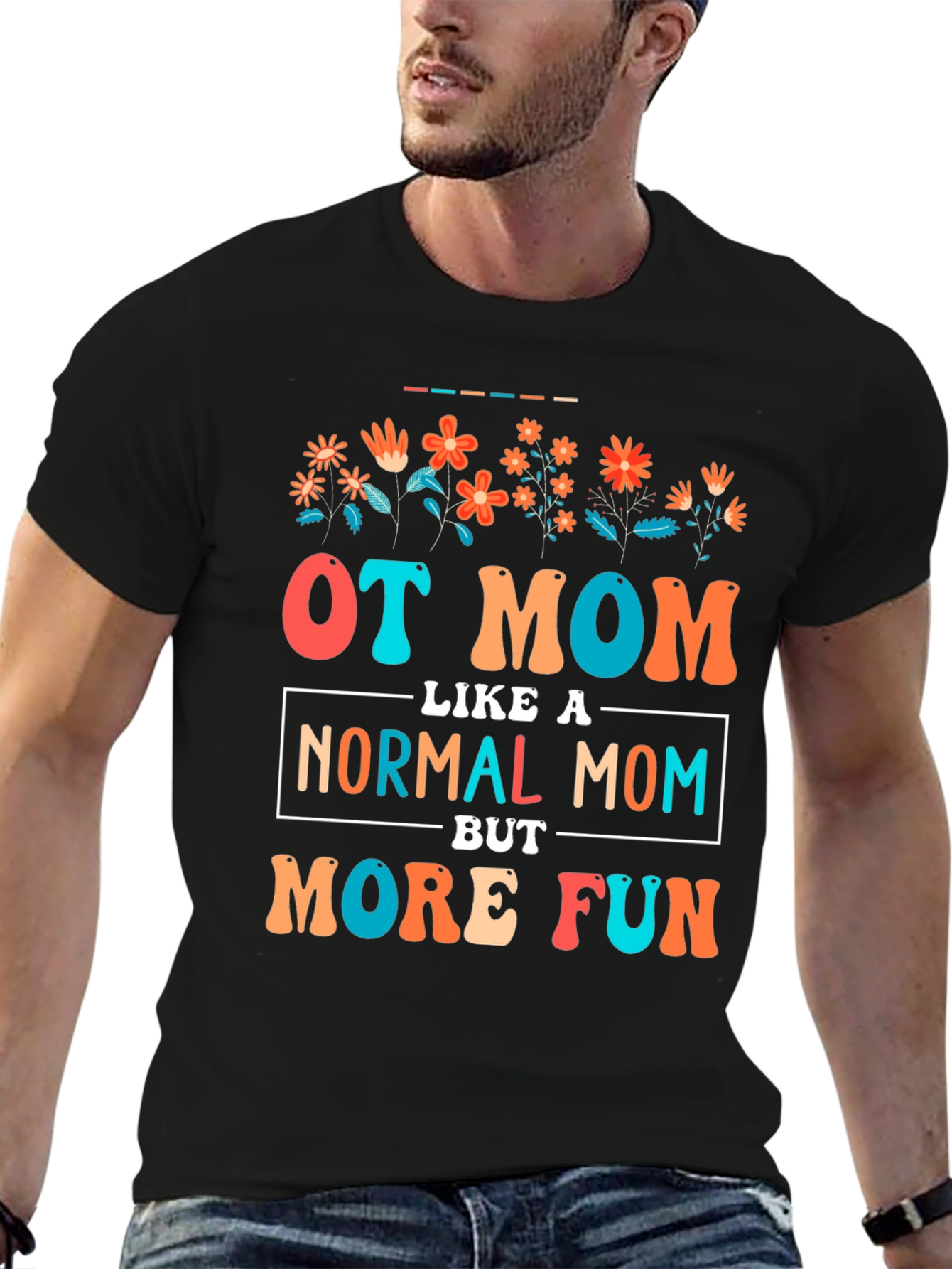OT Mom Graphic Tee - Fun Occupational Therapy Mother