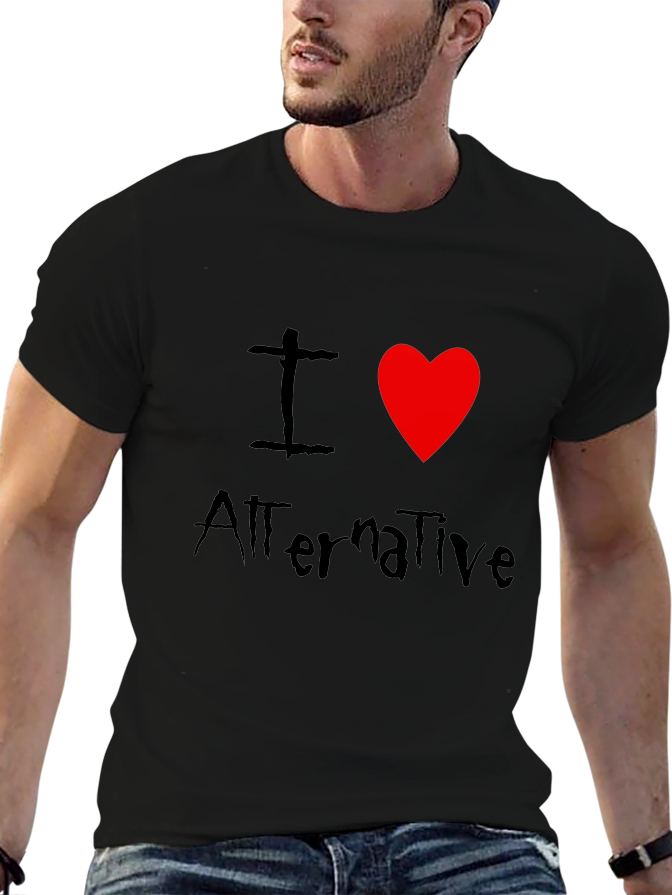 I Heart Alternative Black T-Shirt