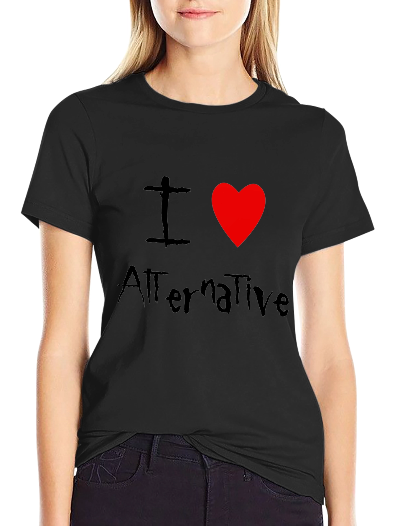 I Heart Alternative Black T-Shirt