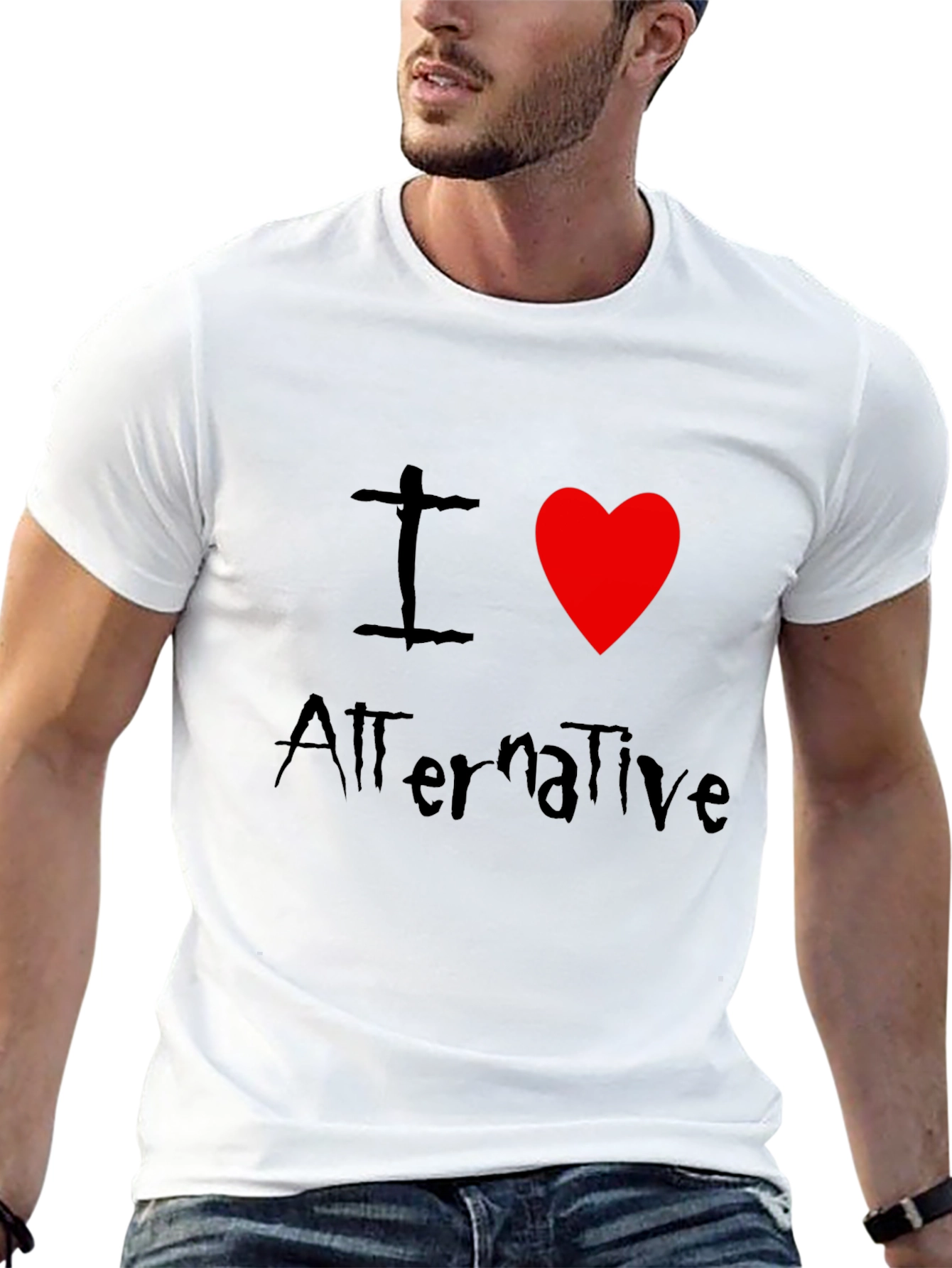 I Heart Alternative Black T-Shirt