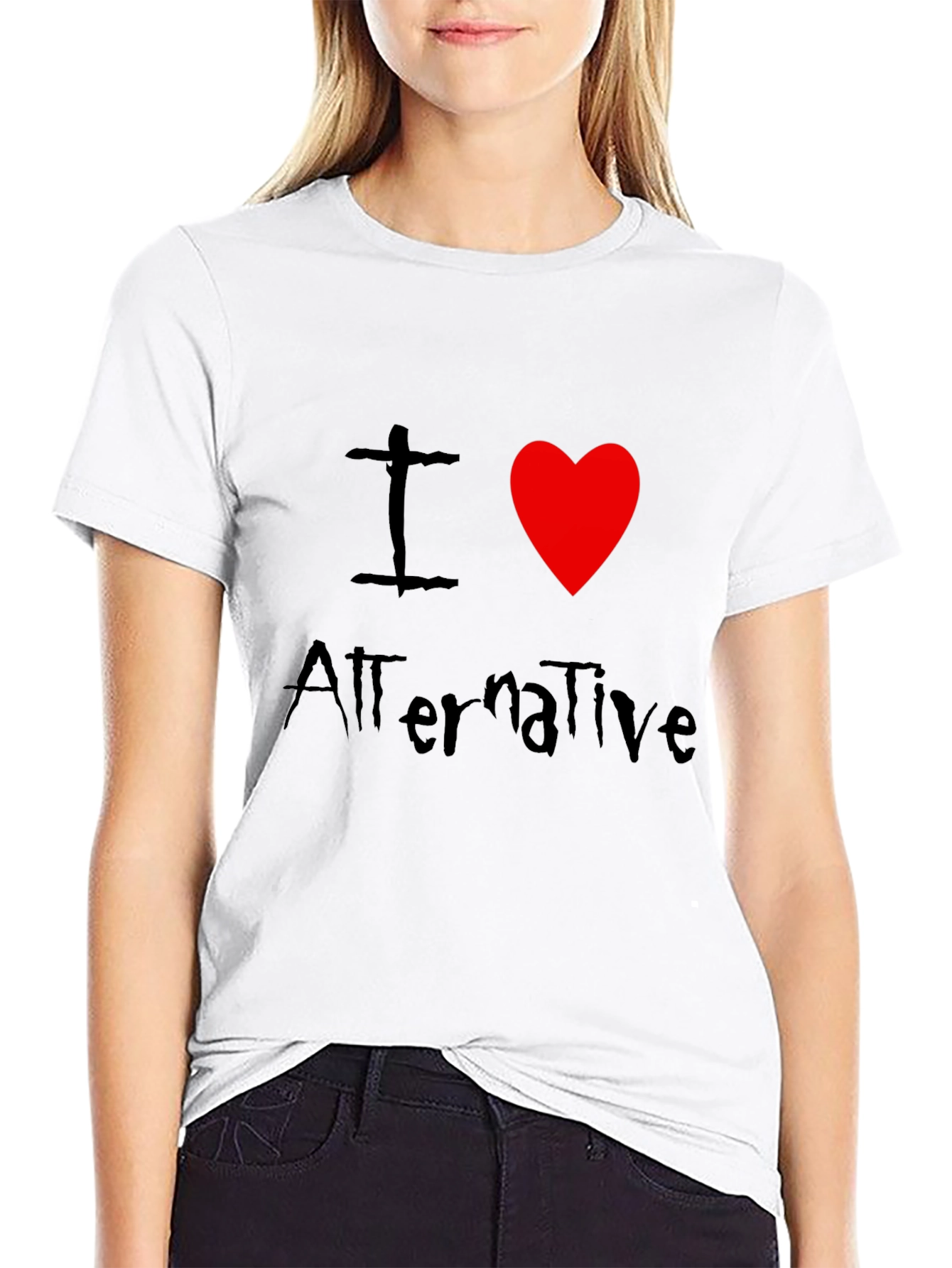 I Heart Alternative Black T-Shirt
