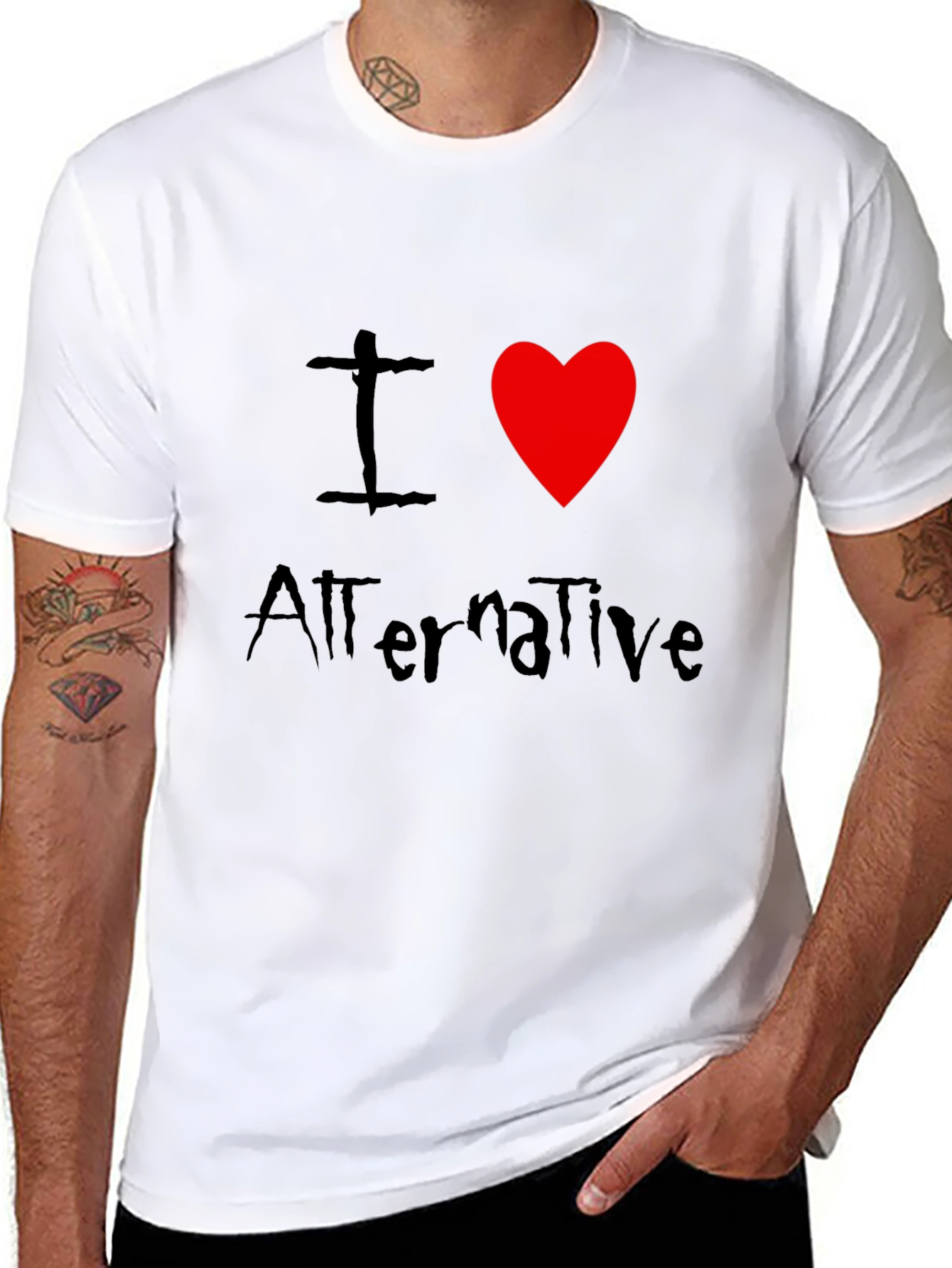 I Heart Alternative Black T-Shirt