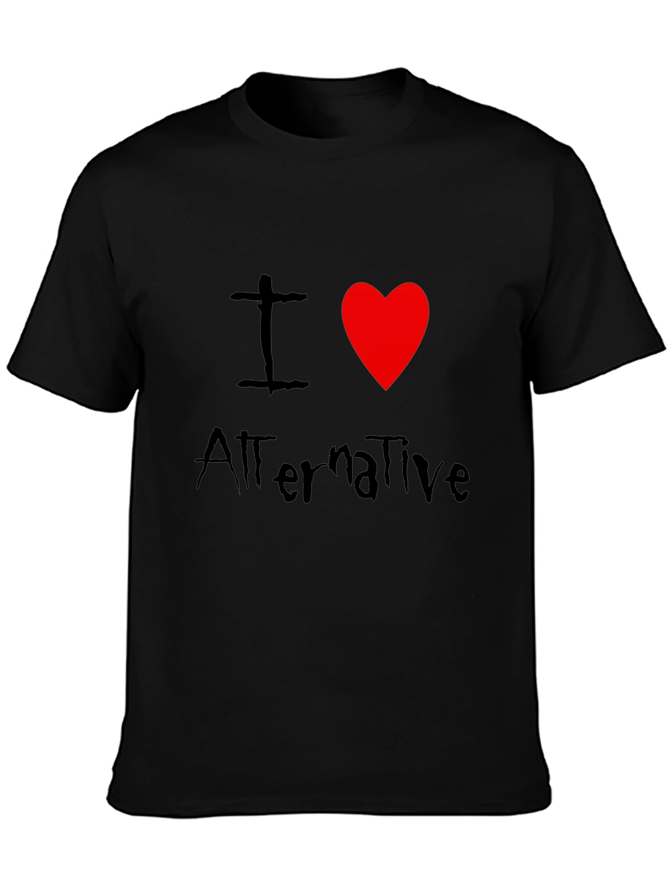 I Heart Alternative Black T-Shirt