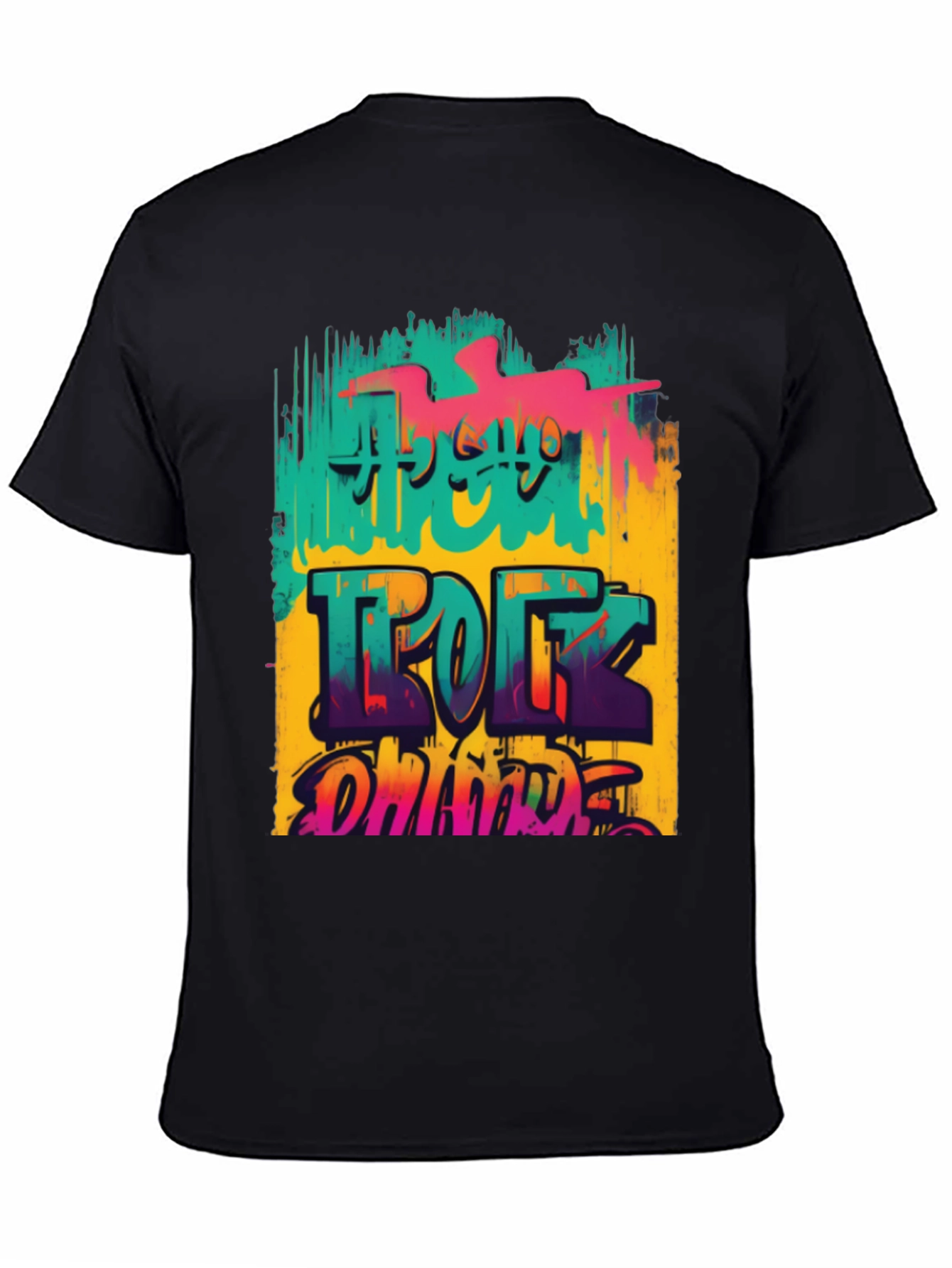 Retro Graphic T-Shirt: Rock On Dude!