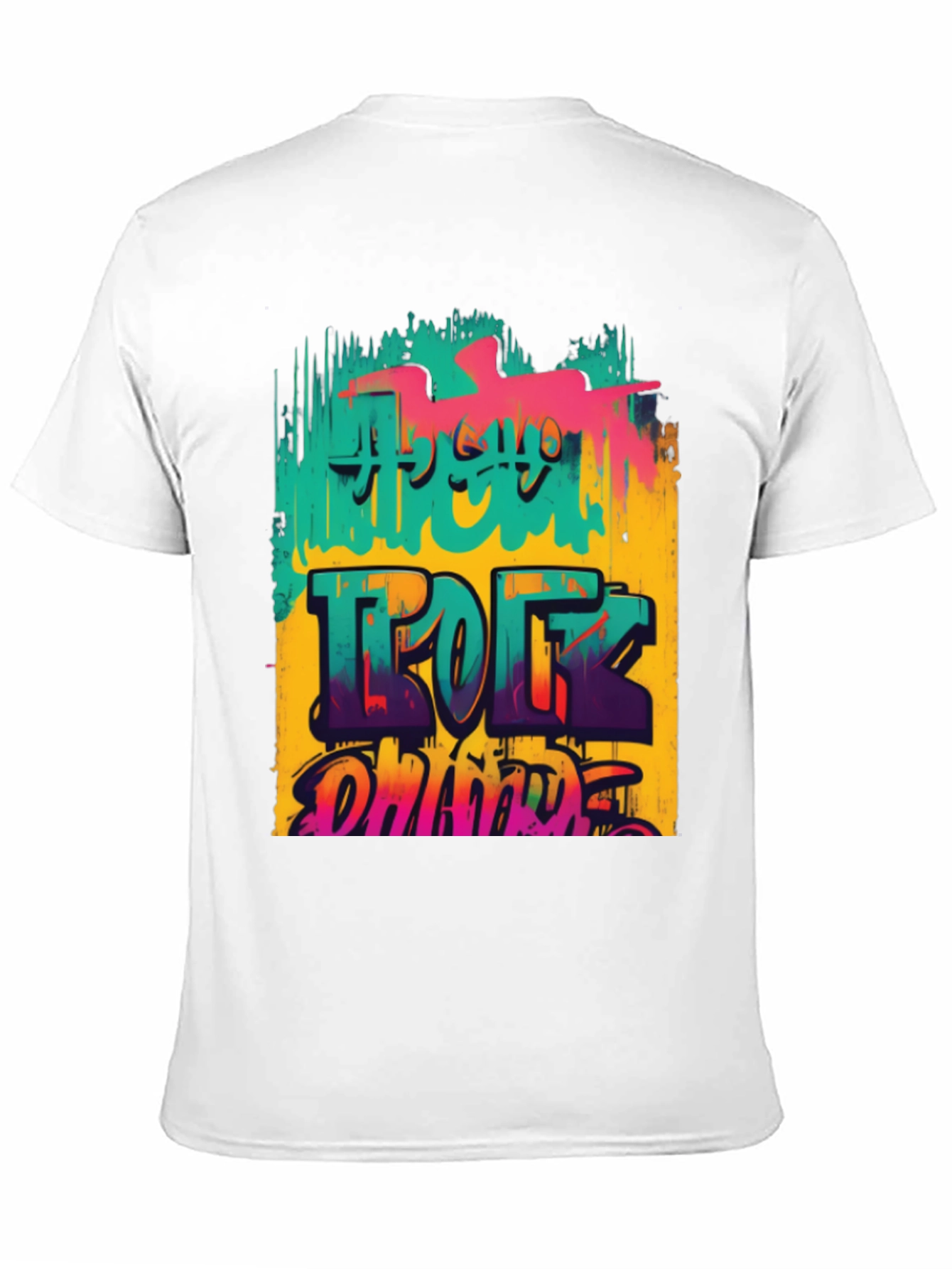 Retro Graphic T-Shirt: Rock On Dude!