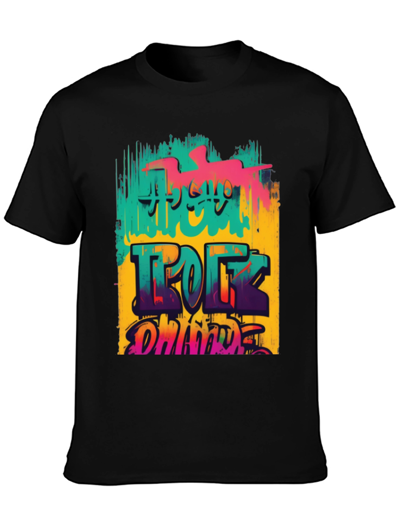 Retro Graphic T-Shirt: Rock On Dude!