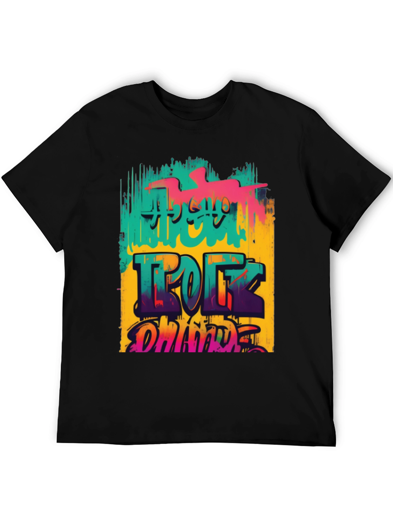 Retro Graphic T-Shirt: Rock On Dude!
