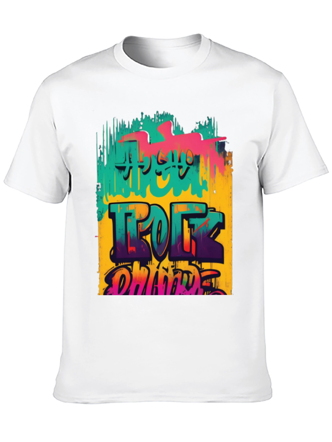 Retro Graphic T-Shirt: Rock On Dude!