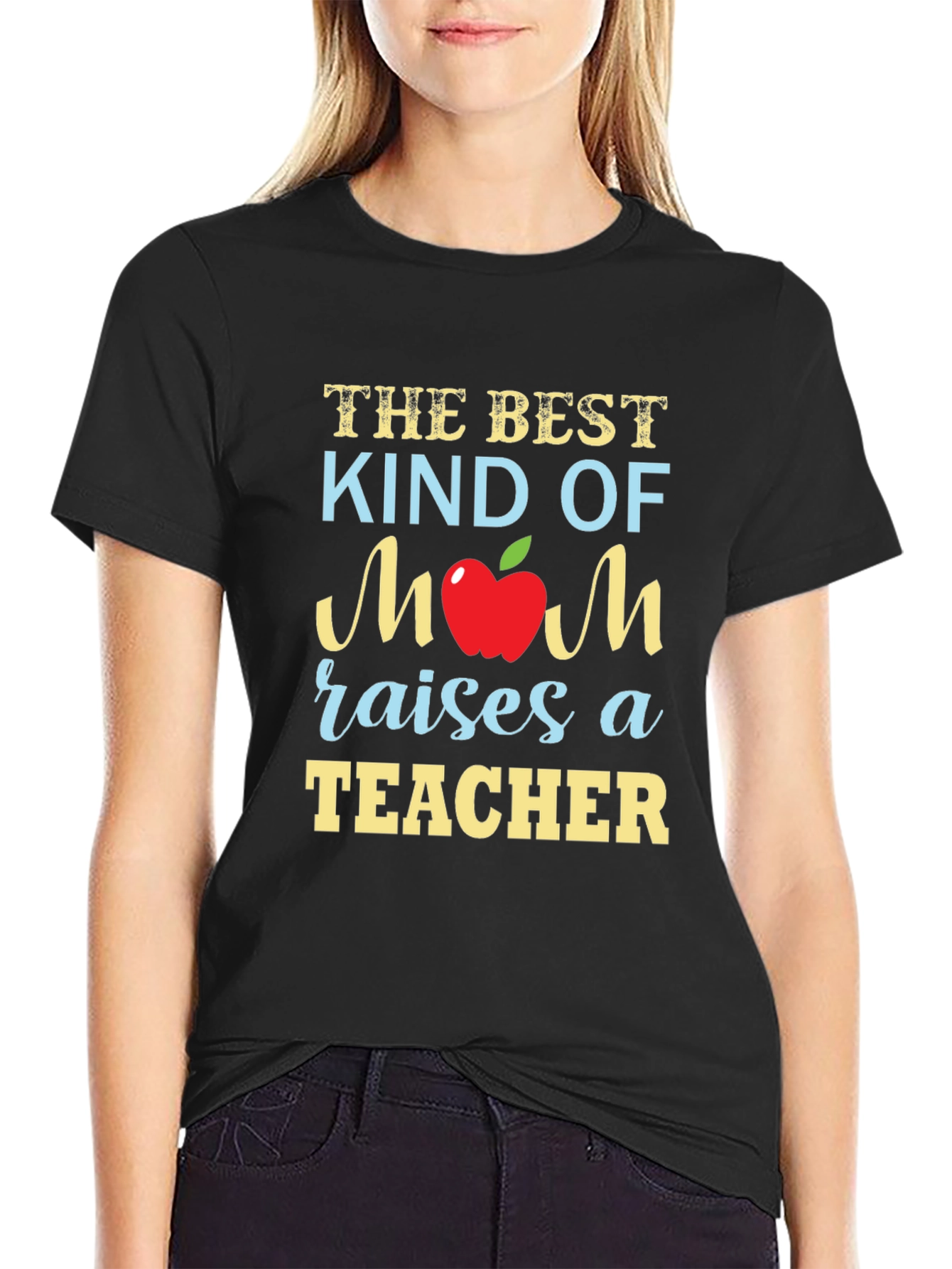 Best Mom Teacher Graphic Tee