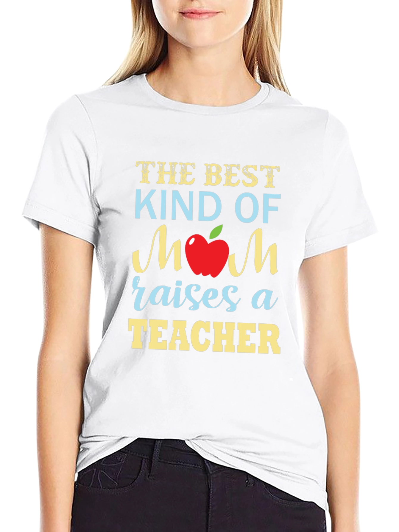 Best Mom Teacher Graphic Tee