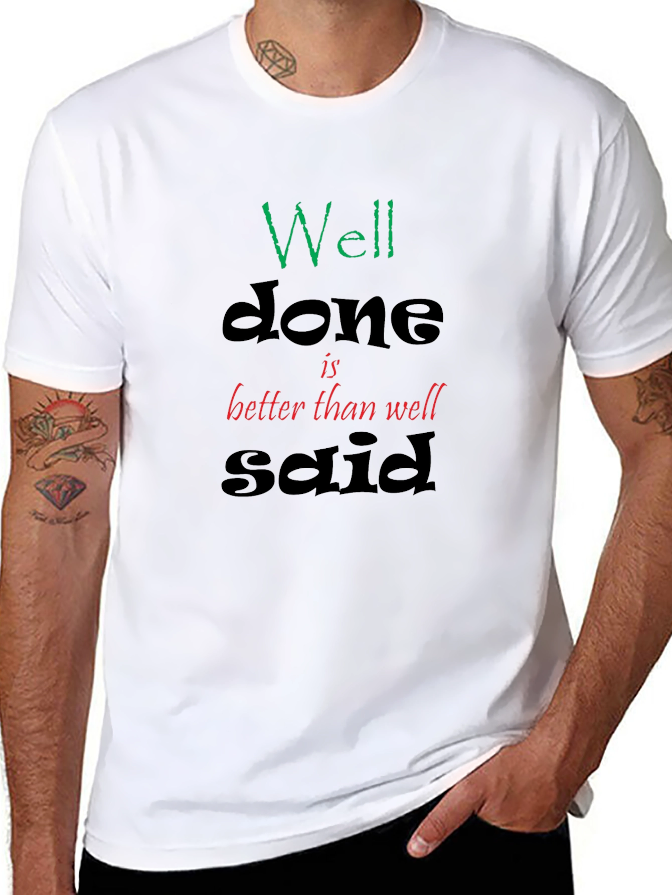 Well Done Graphic Tee - Black T-Shirt