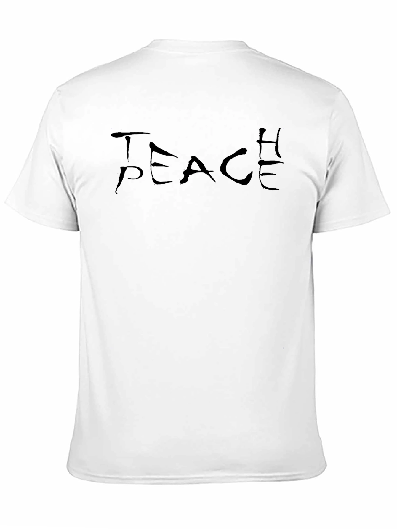 Teach Peace Graphic T-Shirt - Black
