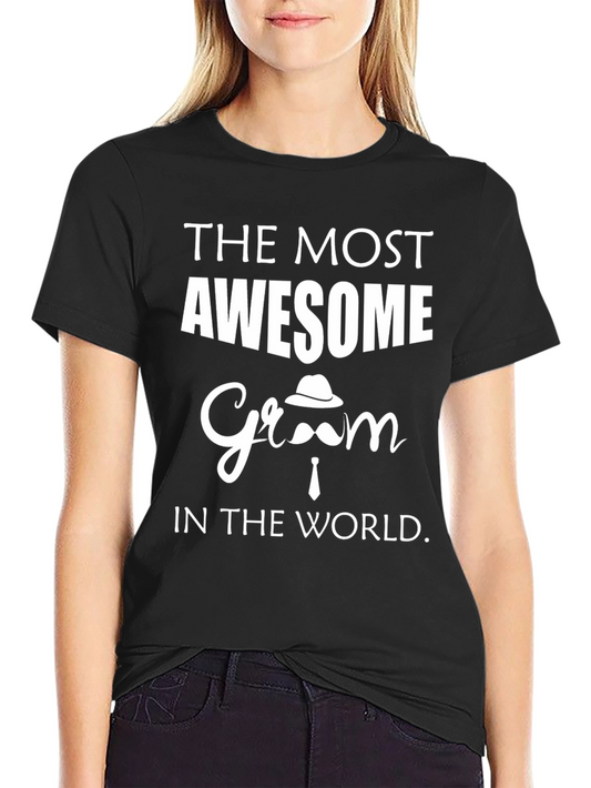 Awesome Groom T-Shirt - Wedding Apparel