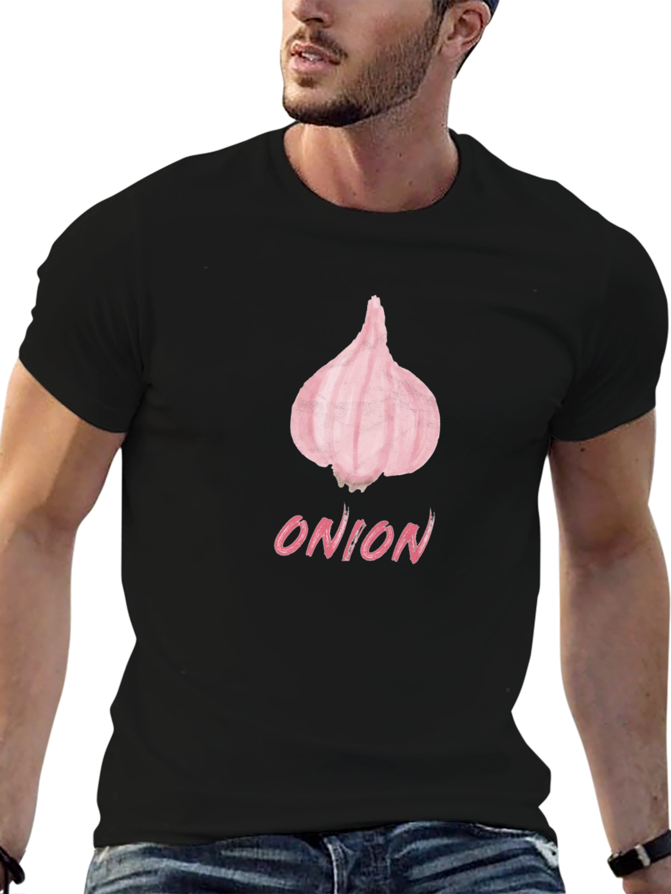 Onion Graphic Tee - Funny Food Shirt