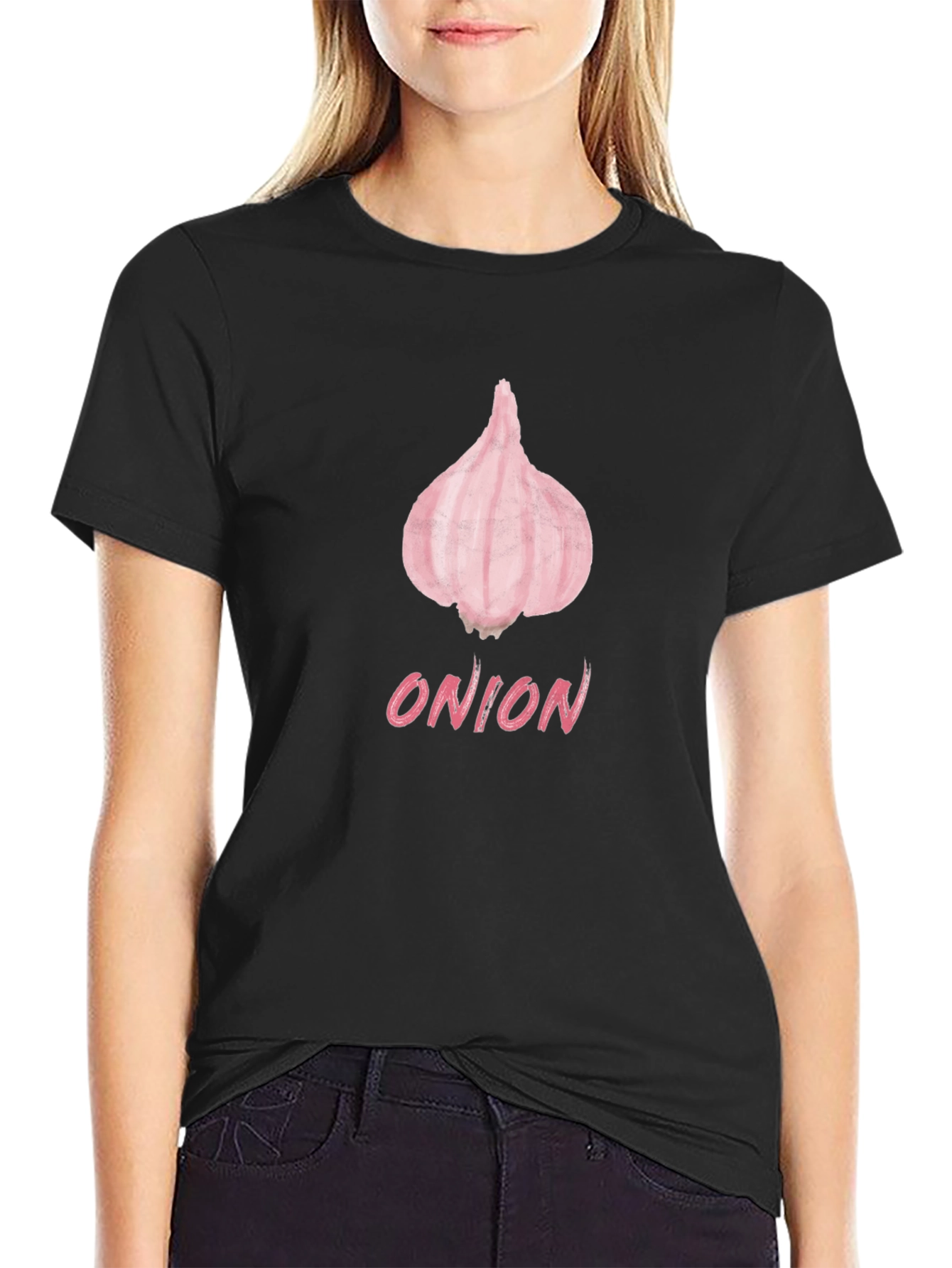 Onion Graphic Tee - Funny Food Shirt