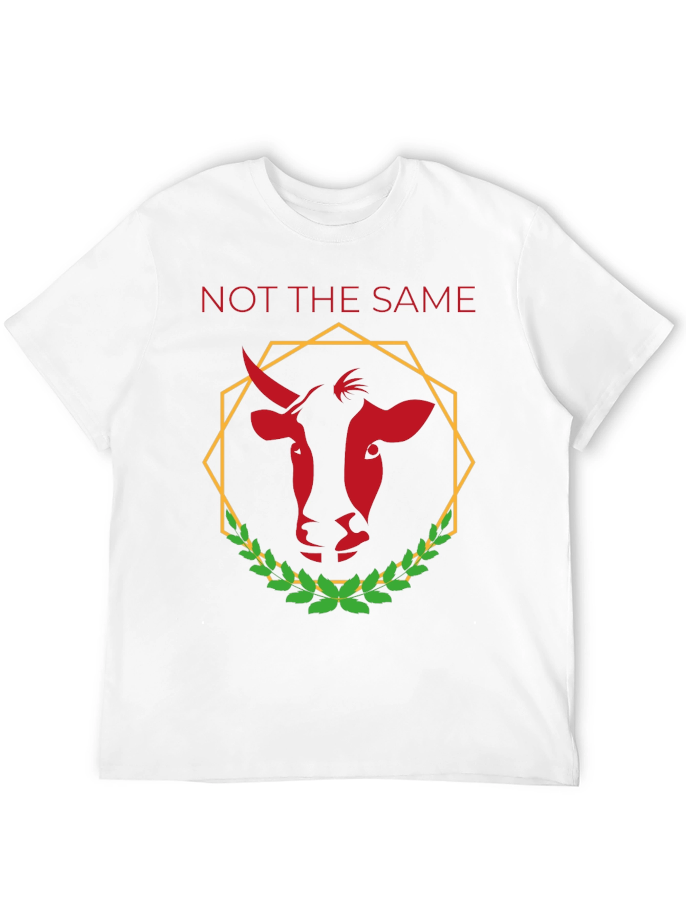 Not The Same Bull Graphic Tee - Black