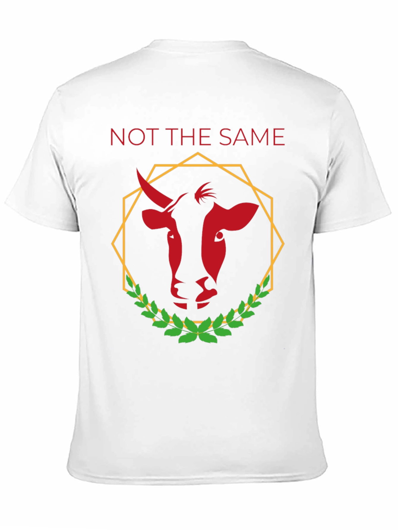 Not The Same Bull Graphic Tee - Black
