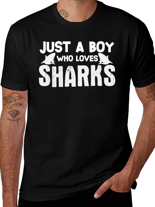 Boys Shark Lover T-Shirt
