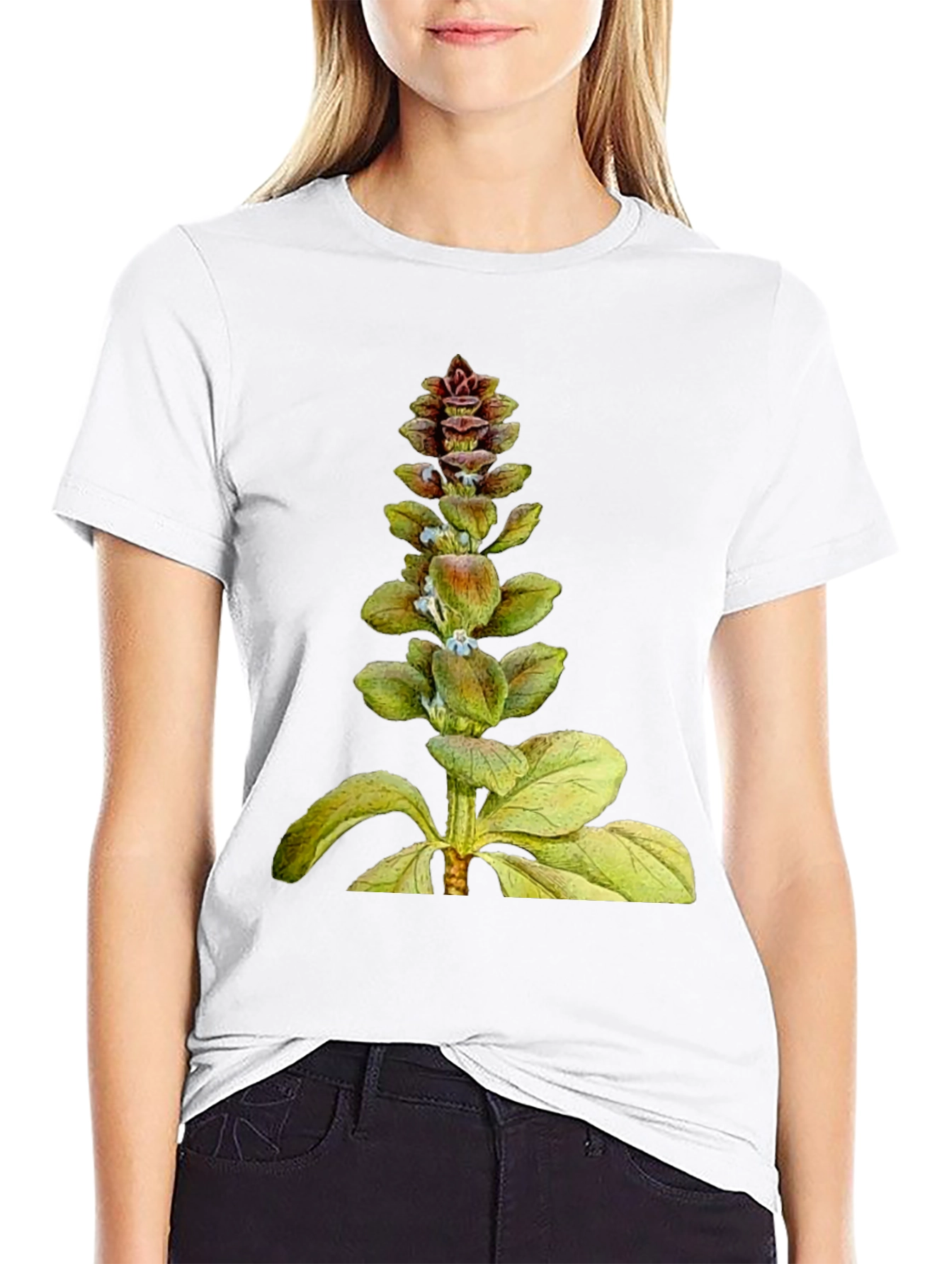 Botanical Plant Graphic T-Shirt