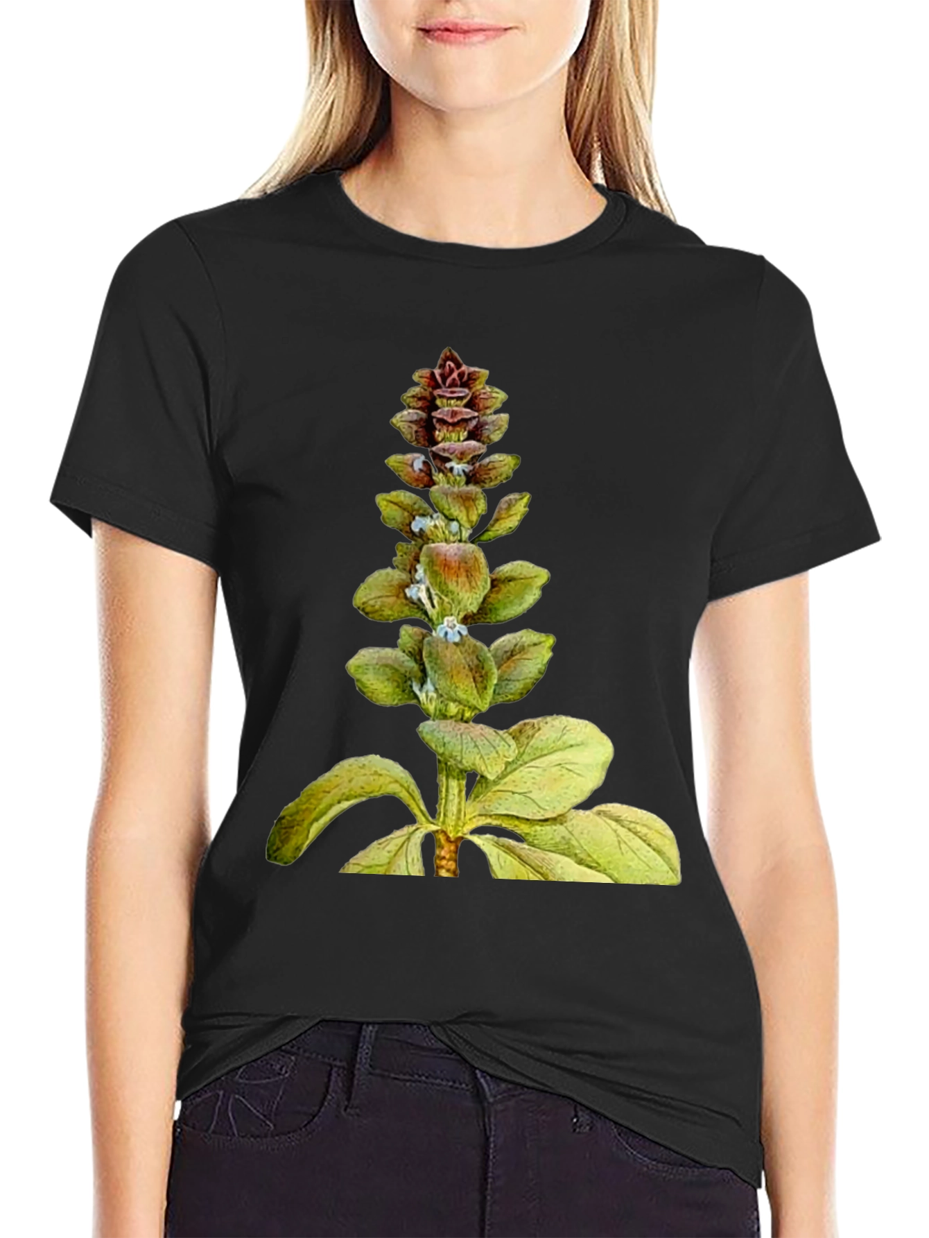 Botanical Plant Graphic T-Shirt