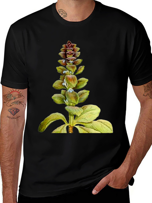 Botanical Plant Graphic T-Shirt