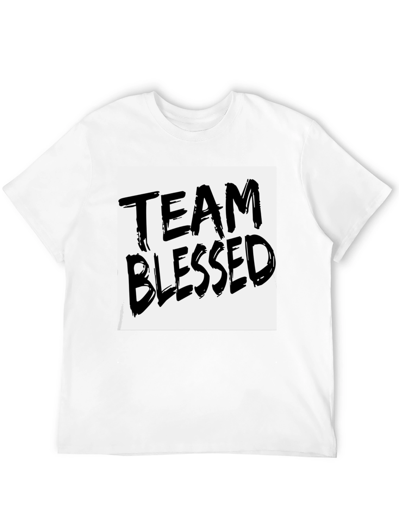 Team Blessed Graphic T-Shirt - Black