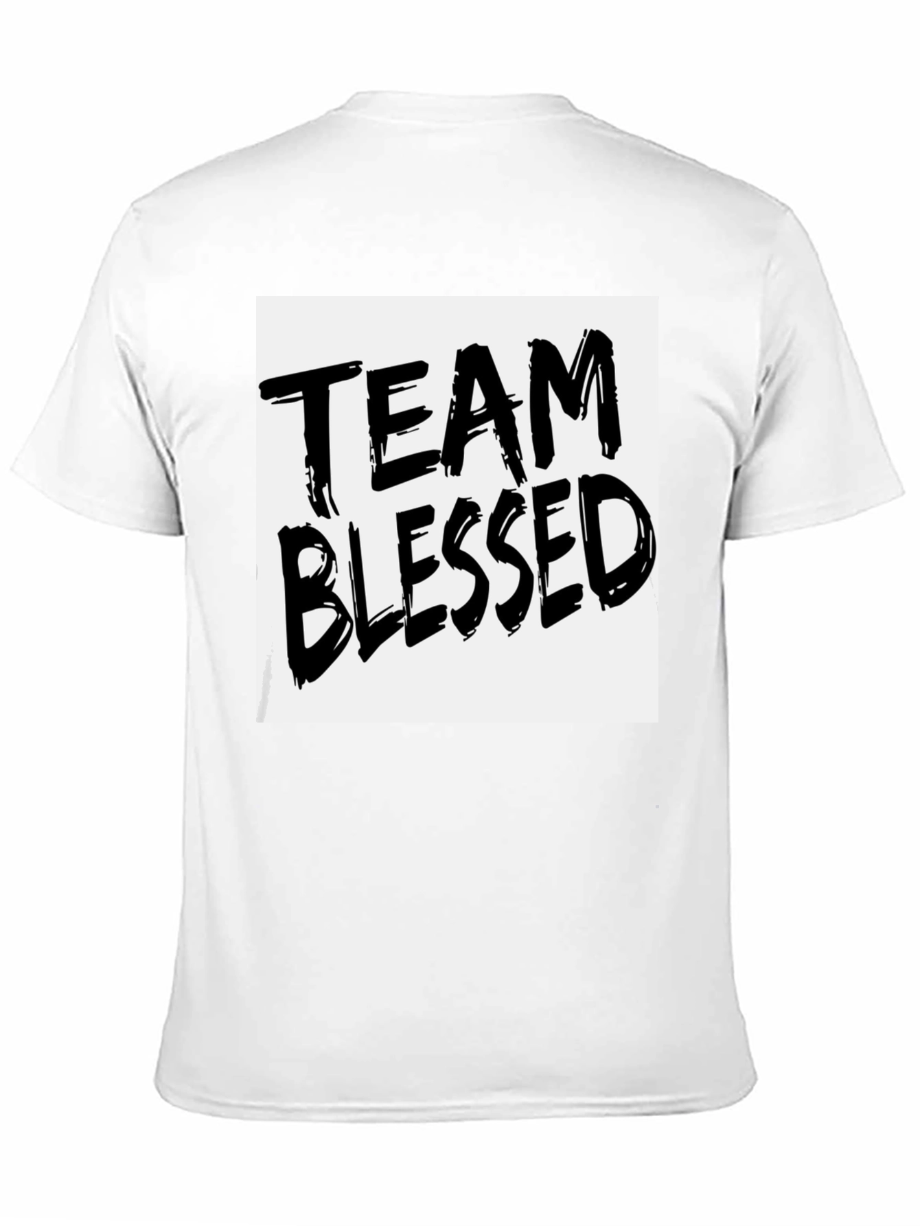 Team Blessed Graphic T-Shirt - Black