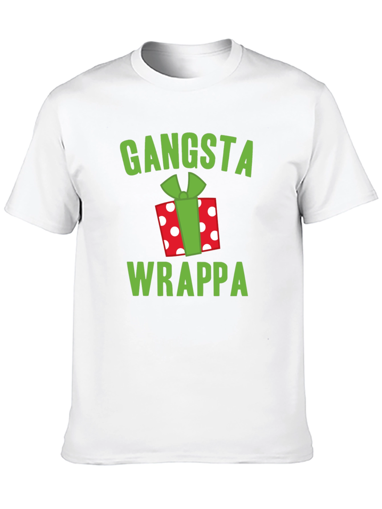 Gangsta Wrappa Christmas Graphic T-Shirt
