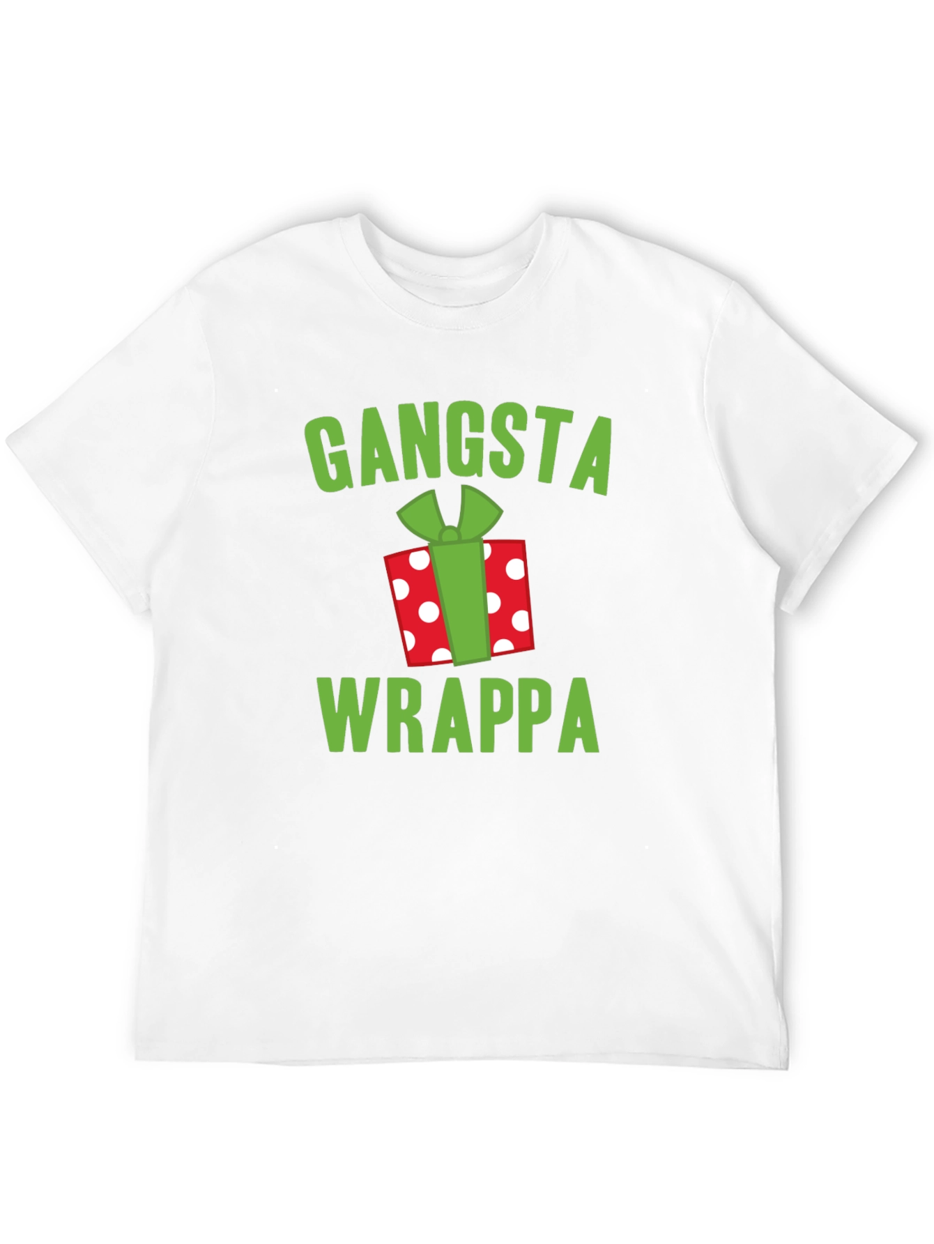 Gangsta Wrappa Christmas Graphic T-Shirt
